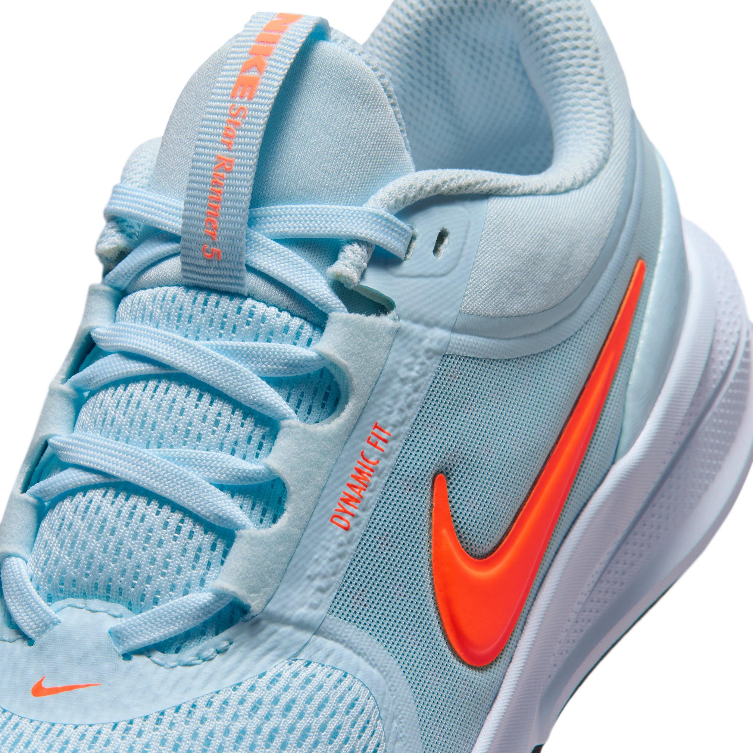 Nike Star Runner 5 "Glacier Blue/Energy/Black/Total Orange" Grade School Boys' Running Shoe - BLUE/ENERGY/BLACK/ORANGE