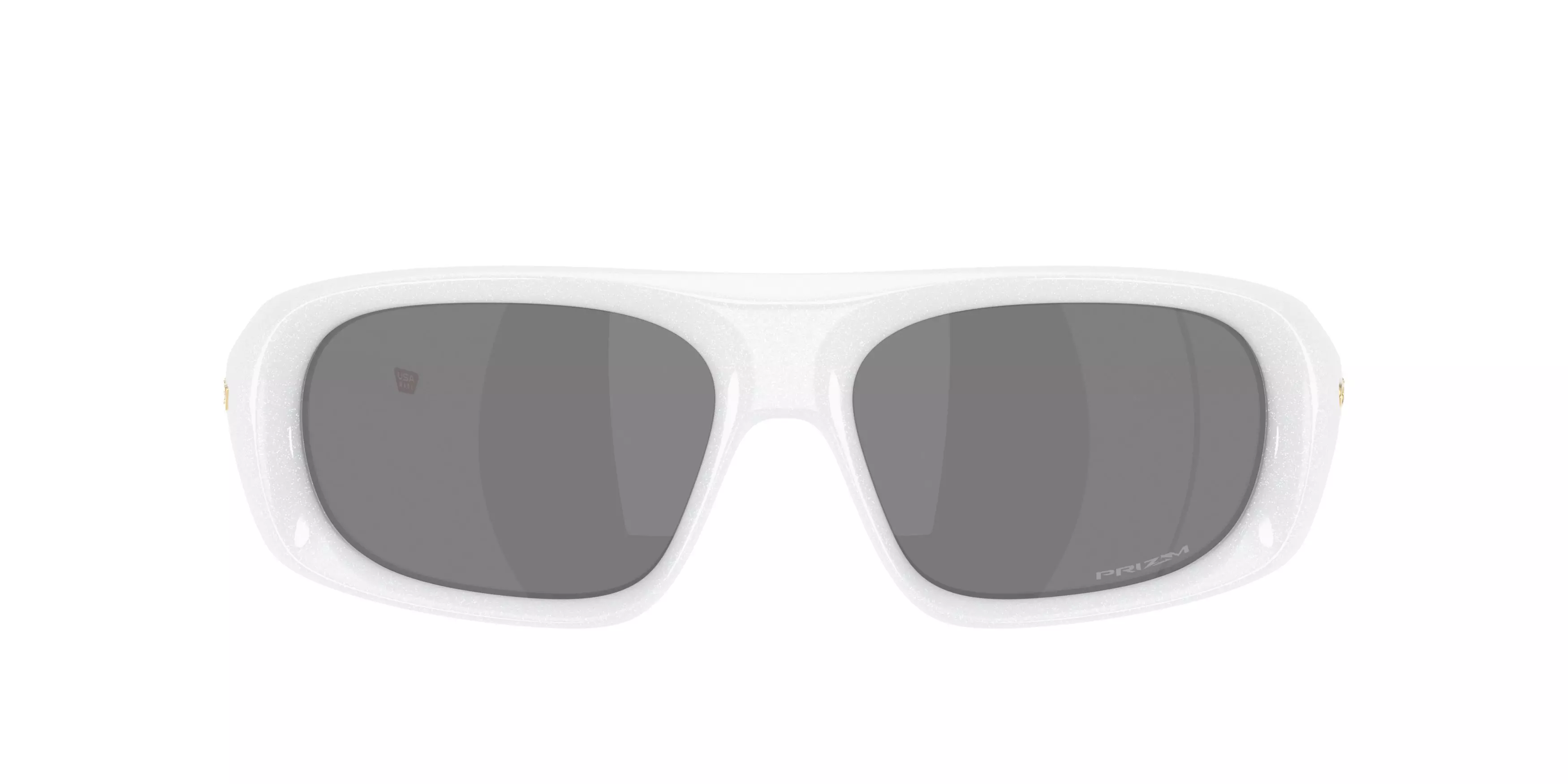 Oakley Belleville Prizm Black Sunglasses - Pearl White - WHITE/BLACK