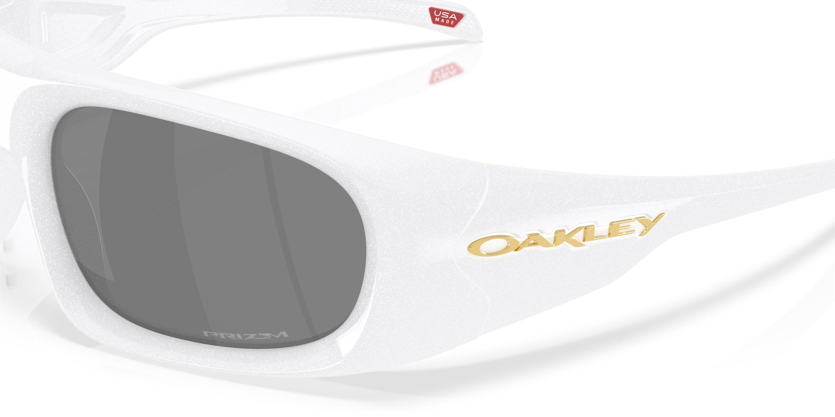 Oakley Belleville Prizm Black Sunglasses - Pearl White - WHITE/BLACK Thumbnail View 5