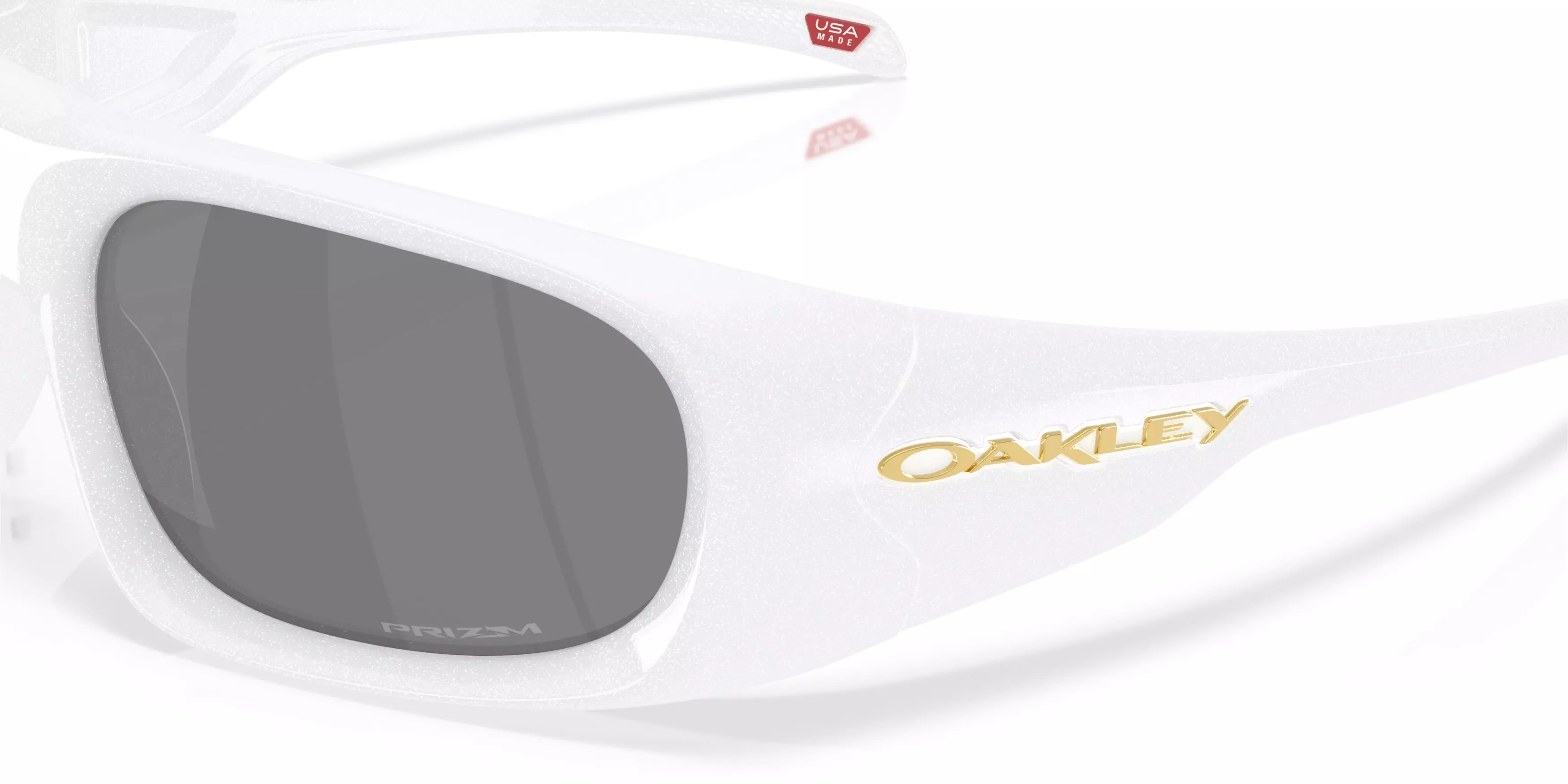 Oakley Belleville Prizm Black Sunglasses - Pearl White - WHITE/BLACK