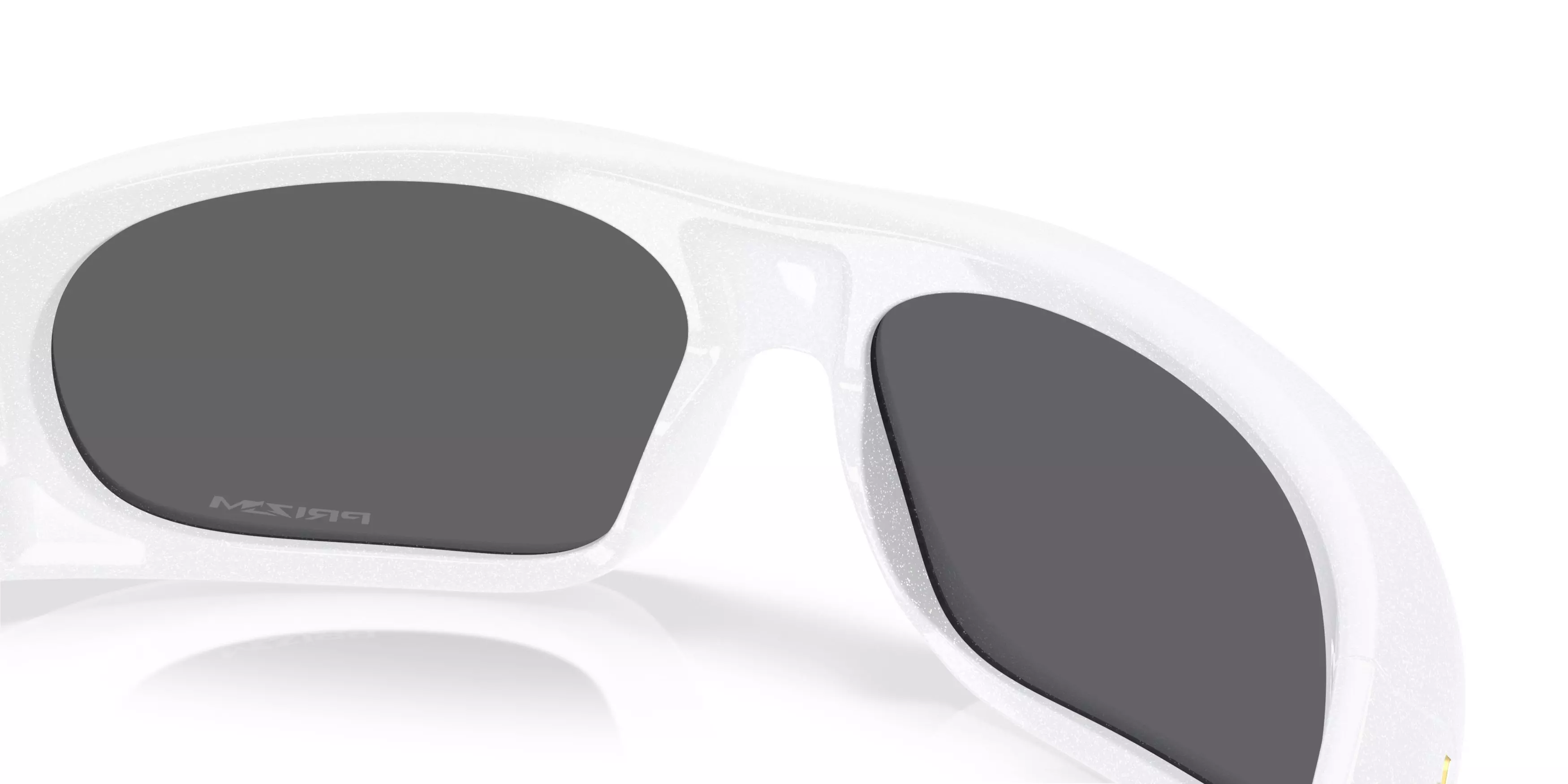 Oakley Belleville Prizm Black Sunglasses - Pearl White - WHITE/BLACK