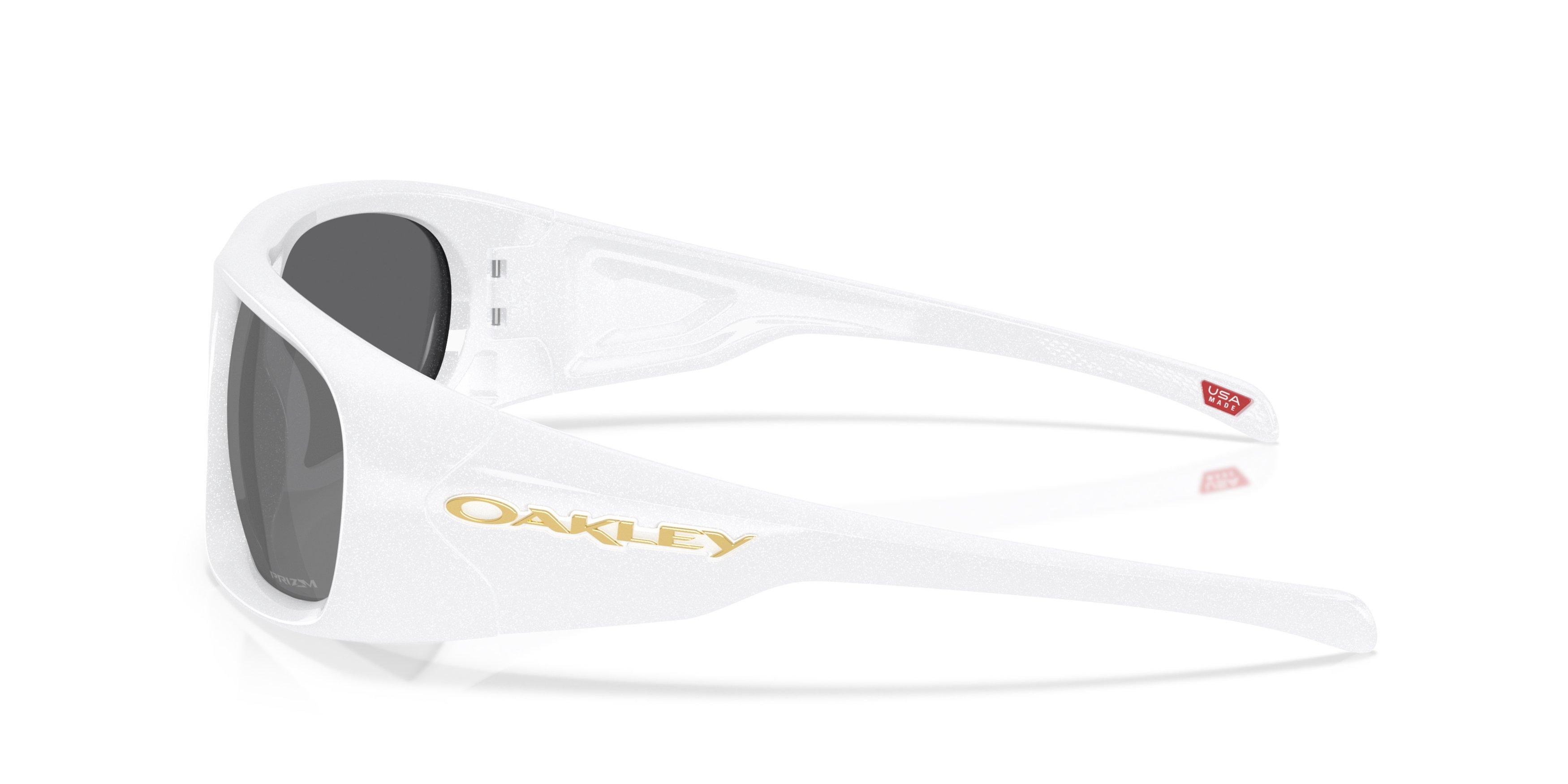 Oakley Belleville Prizm Black Sunglasses - Pearl White - WHITE/BLACK Thumbnail View 8
