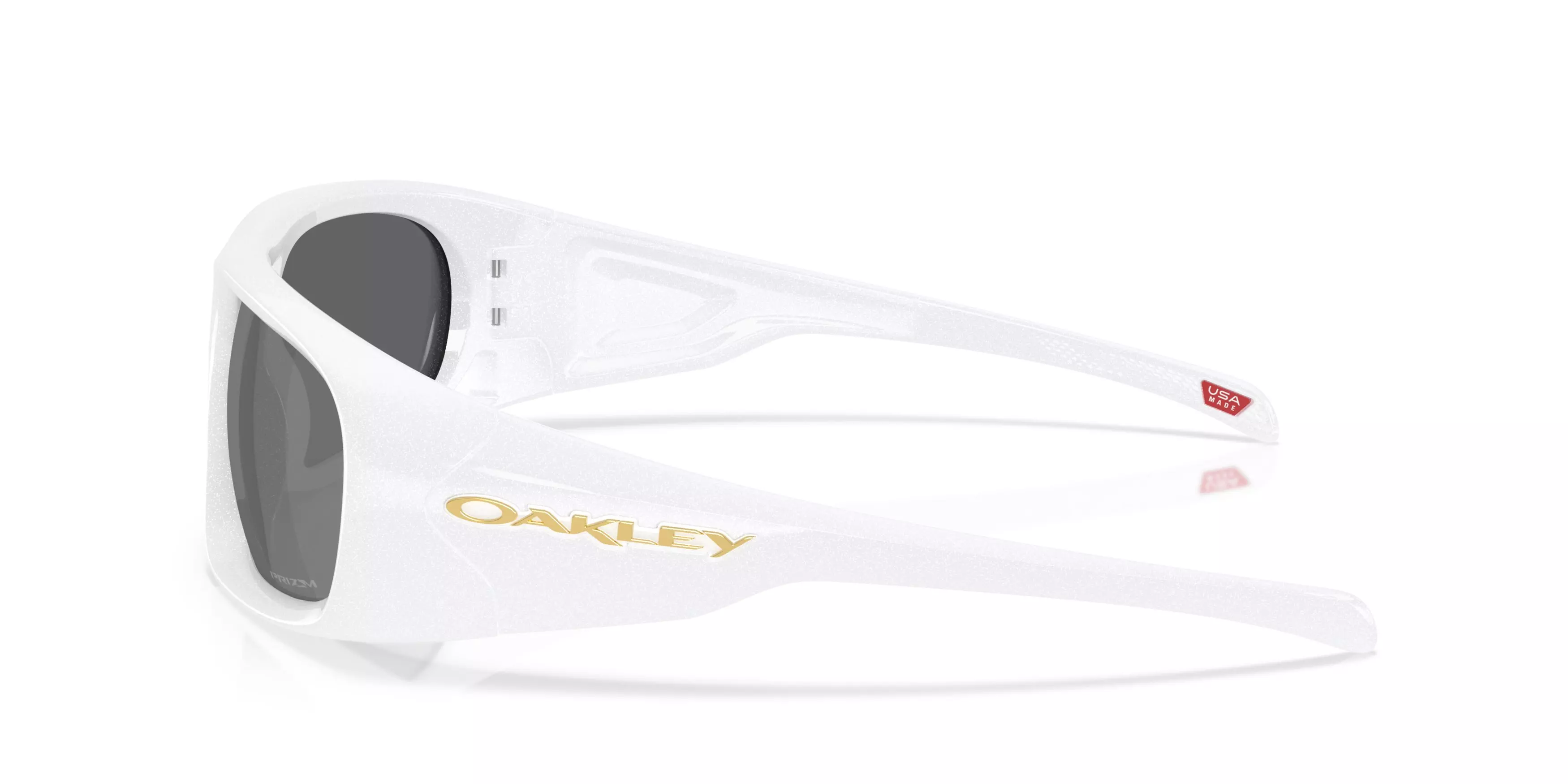 Oakley Belleville Prizm Black Sunglasses - Pearl White - WHITE/BLACK
