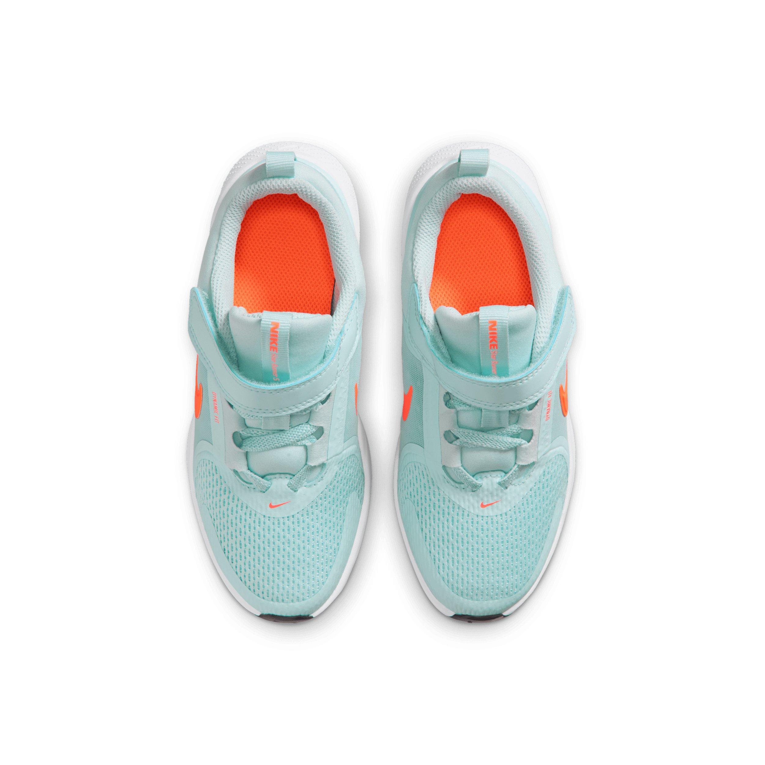 Nike Star Runner 5 "Glacier Blue/Energy/Black/Total Orange" Preschool Boys' Running Shoe - BLUE/ENERGY/BLACK/ORANGE