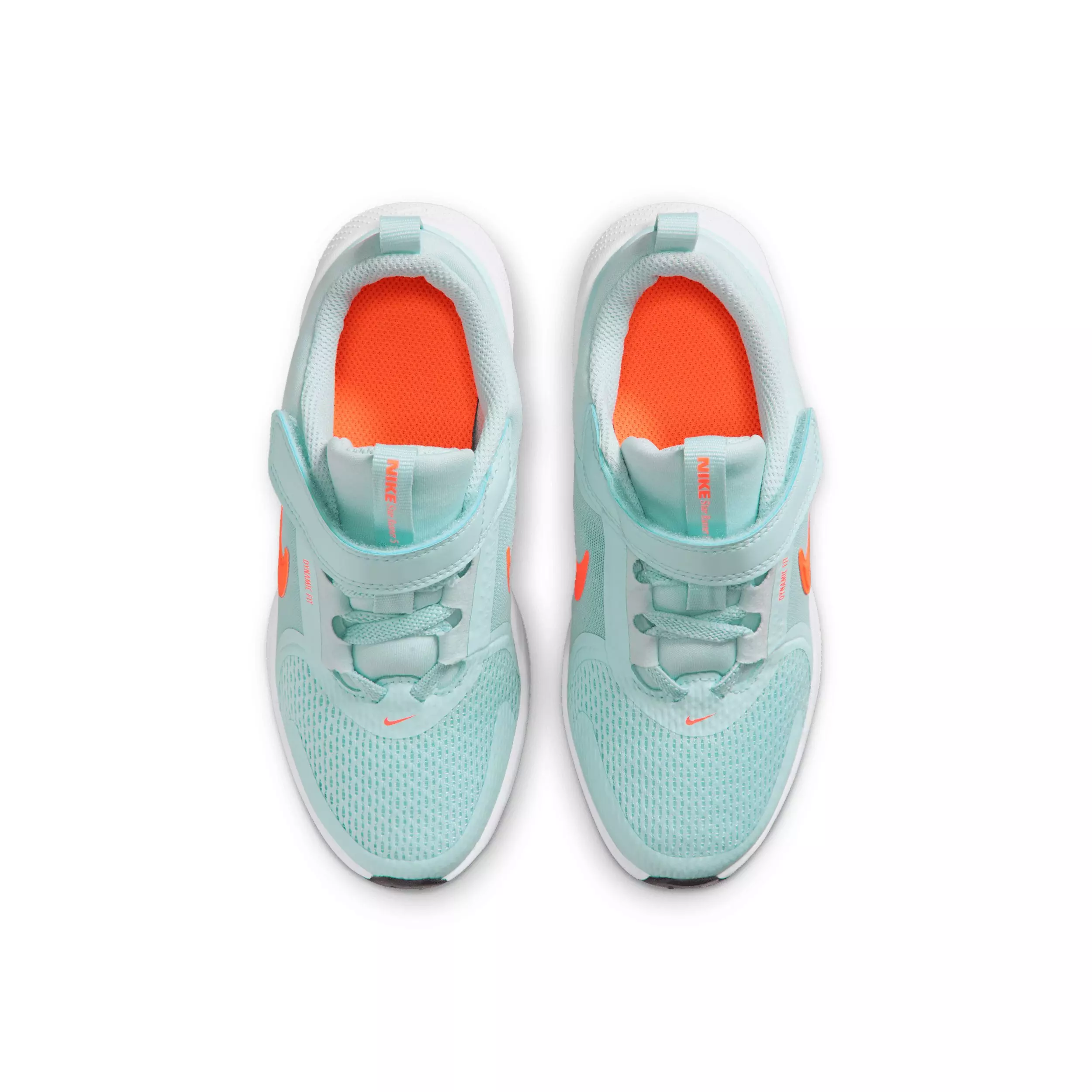 Nike Star Runner 5 "Glacier Blue/Energy/Black/Total Orange" Preschool Boys' Running Shoe - BLUE/ENERGY/BLACK/ORANGE
