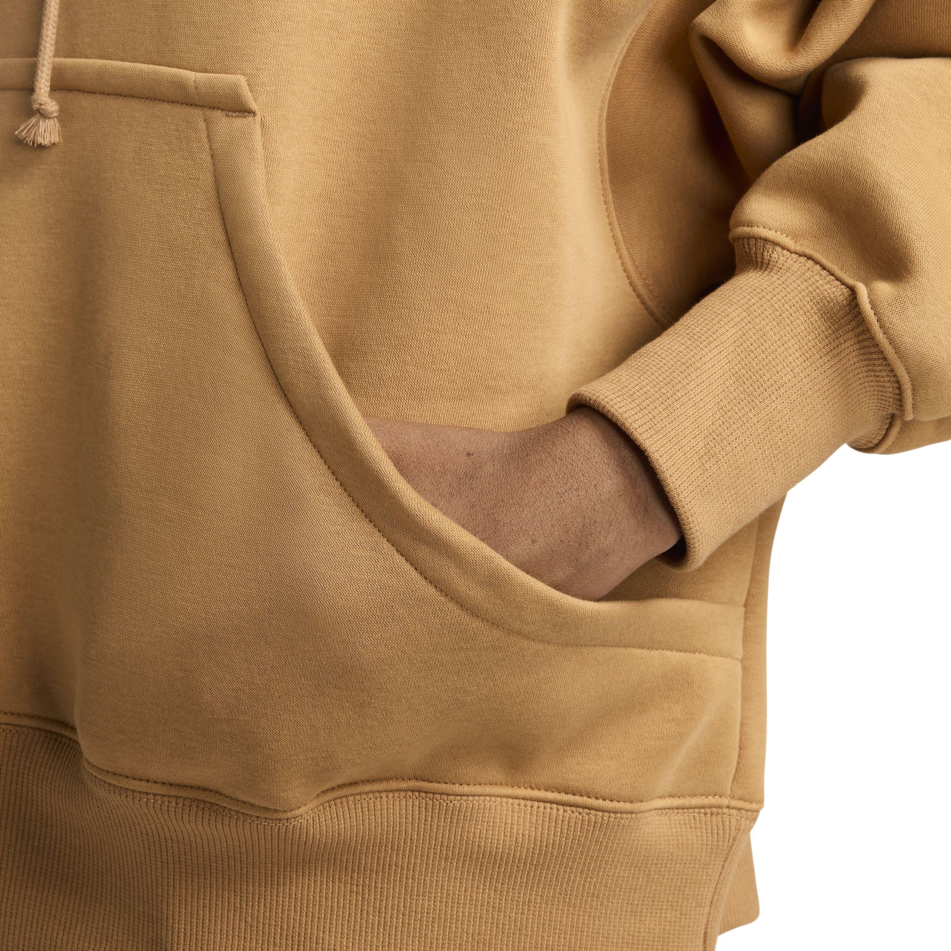 Nike Women's Sportswear Phoenix Fleece Over-Oversized Pullover Hoodie - BROWN Thumbnail View 5