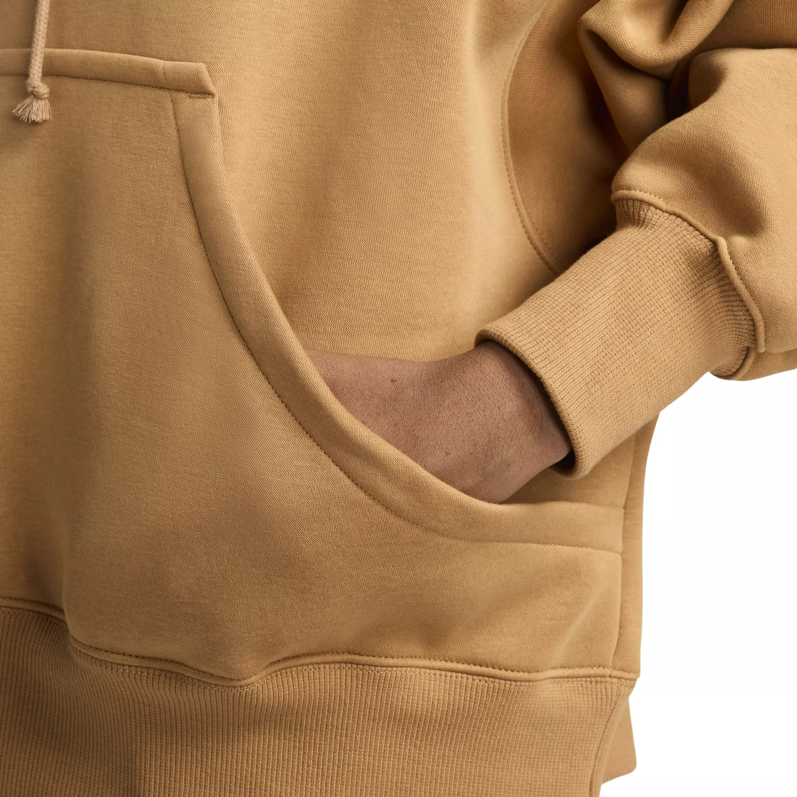 Nike Women's Sportswear Phoenix Fleece Over-Oversized Pullover Hoodie - BROWN