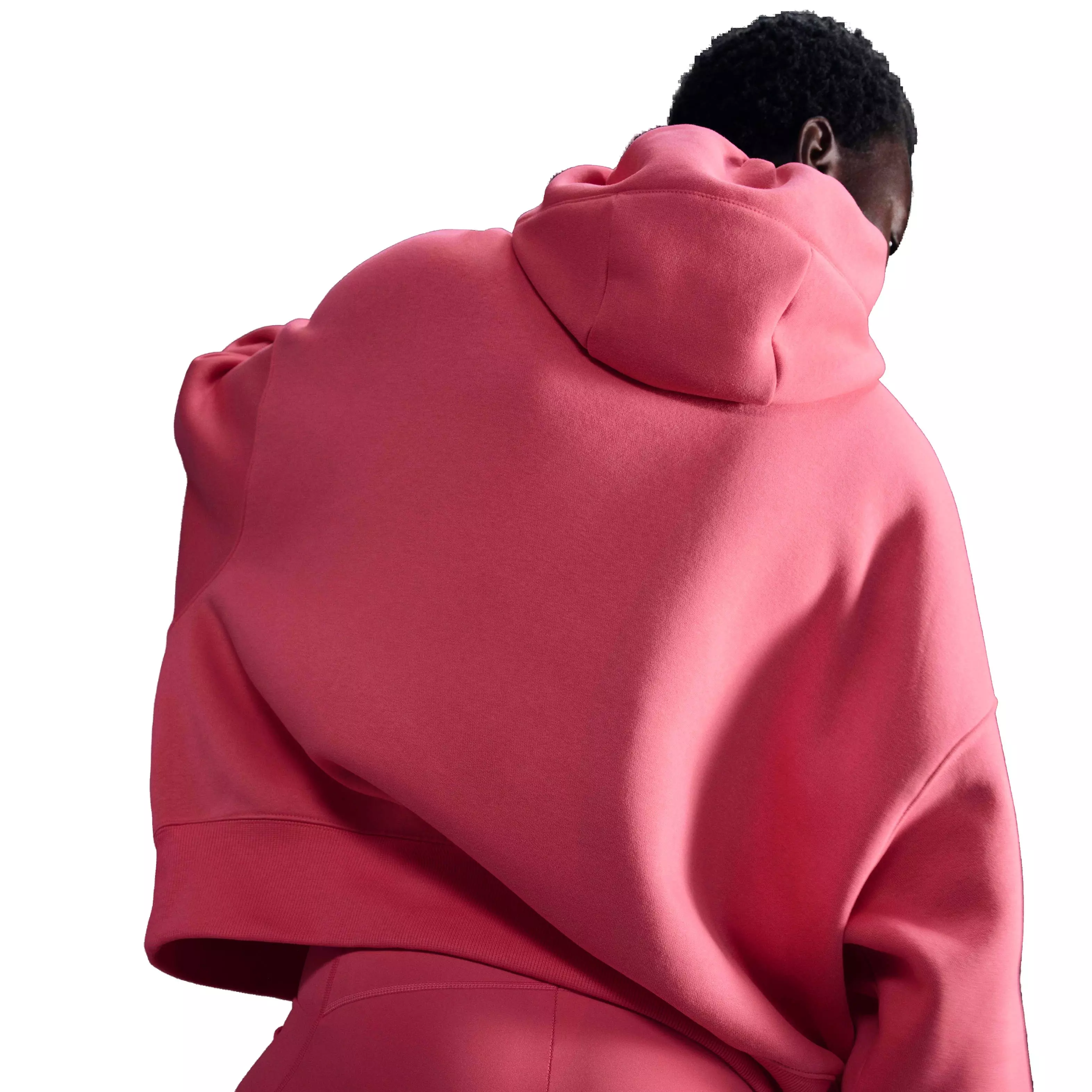 Nike Women's Sportswear Phoenix Fleece Over-Oversized Pullover Hoodie - PINK