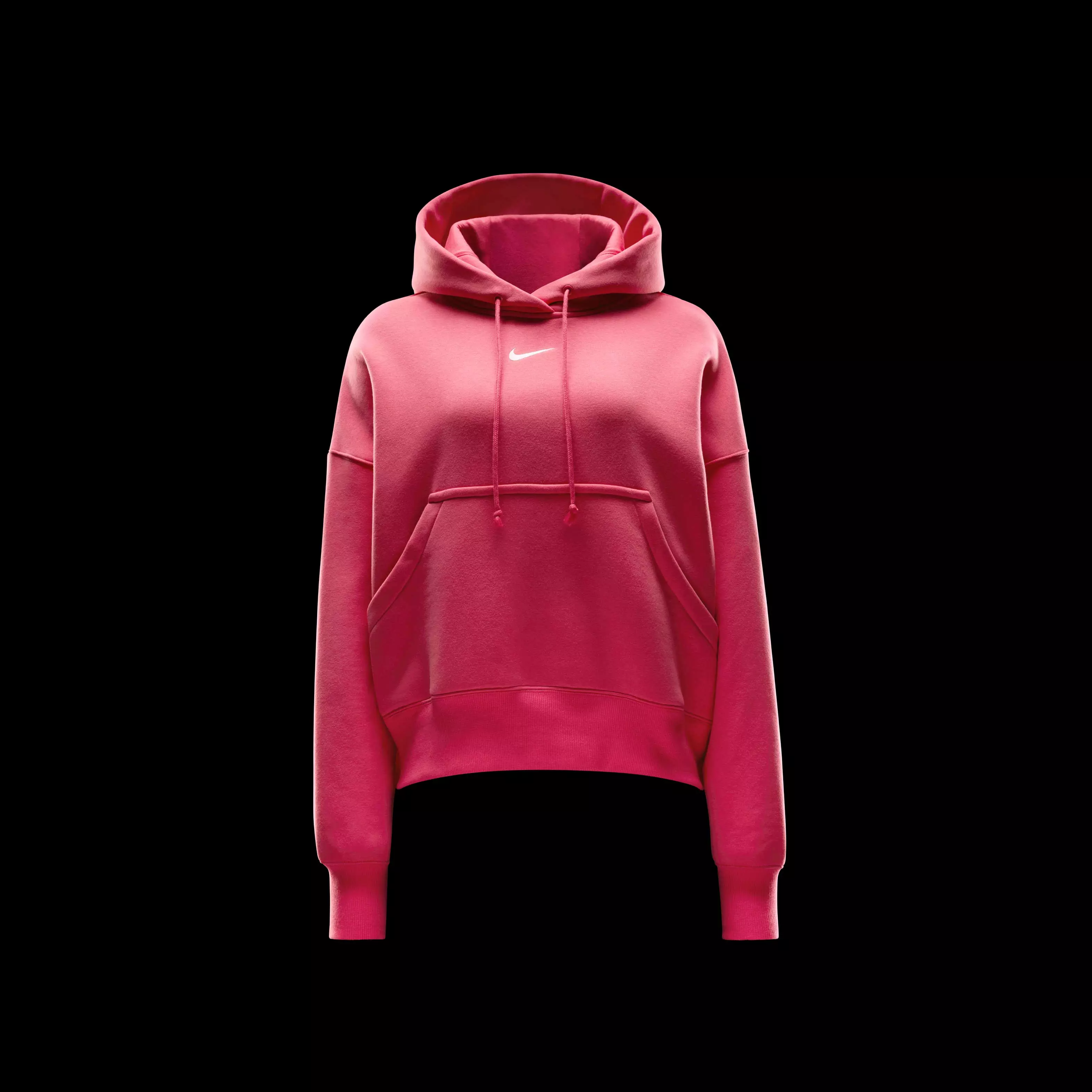 Nike Women's Sportswear Phoenix Fleece Over-Oversized Pullover Hoodie - PINK