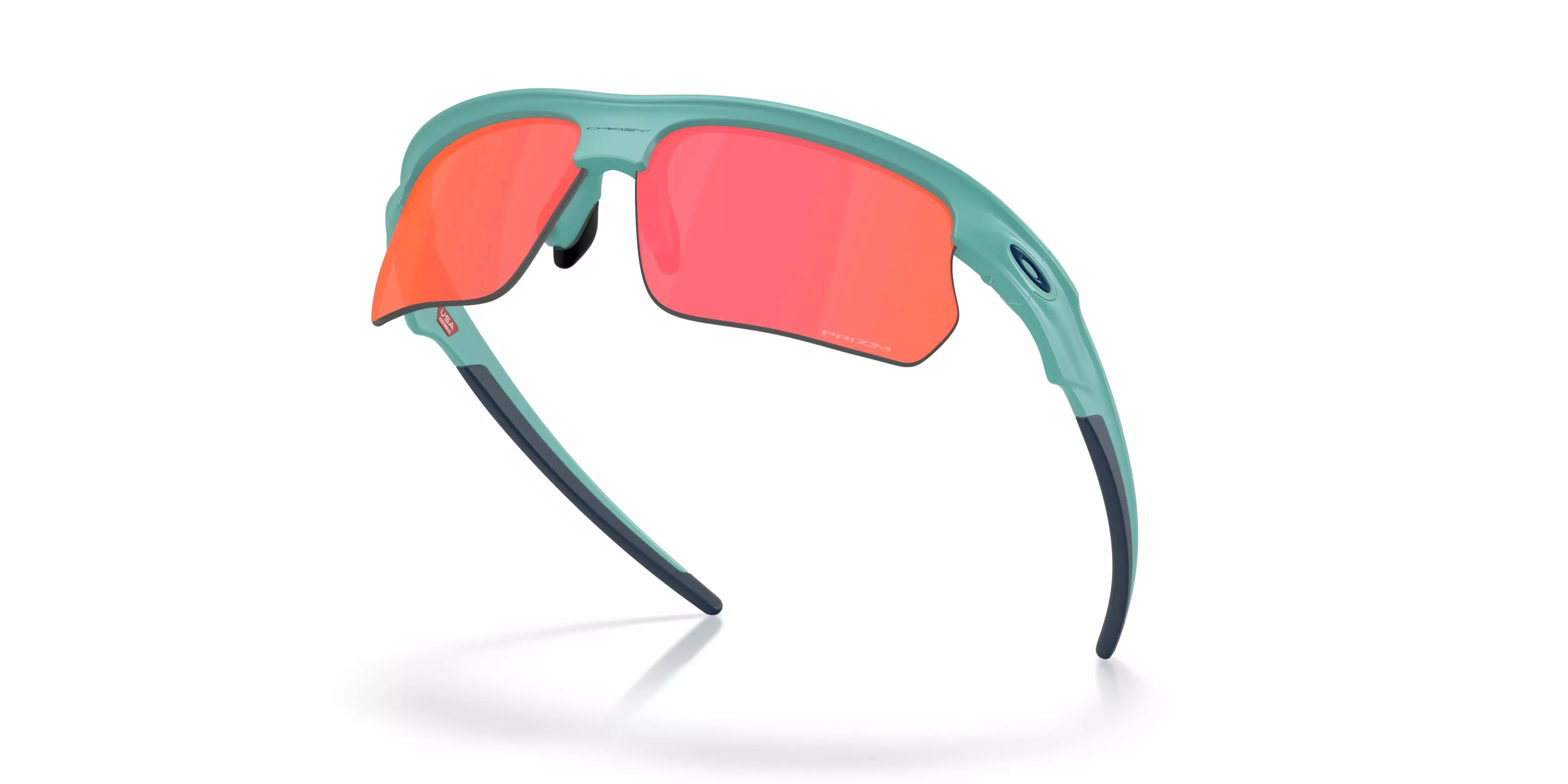 Oakley BiSphaera Prizm Trail Torch Sunglasses - Matte Pacific - BLUE/RED