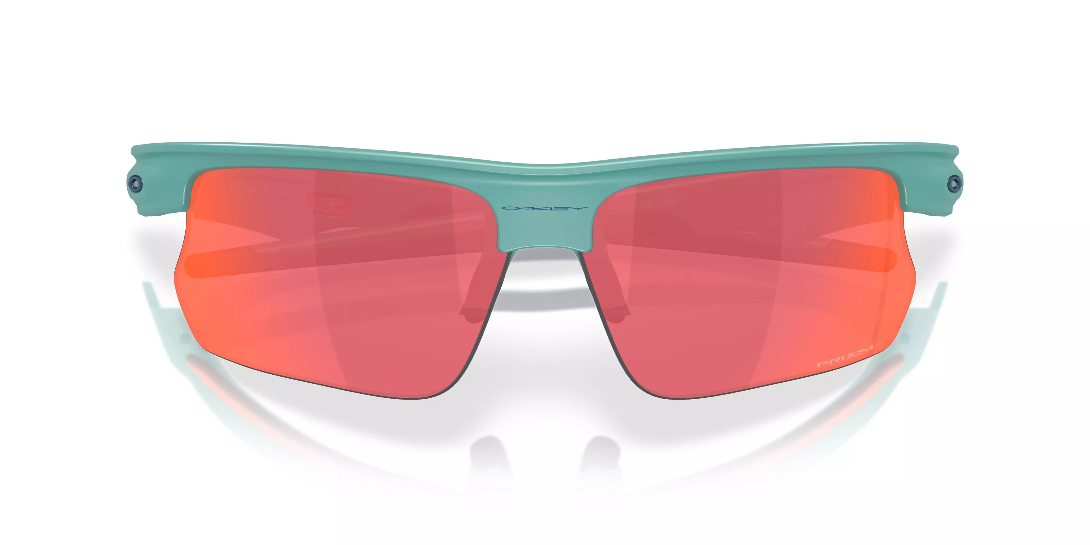 Oakley BiSphaera Prizm Trail Torch Sunglasses - Matte Pacific - BLUE/RED