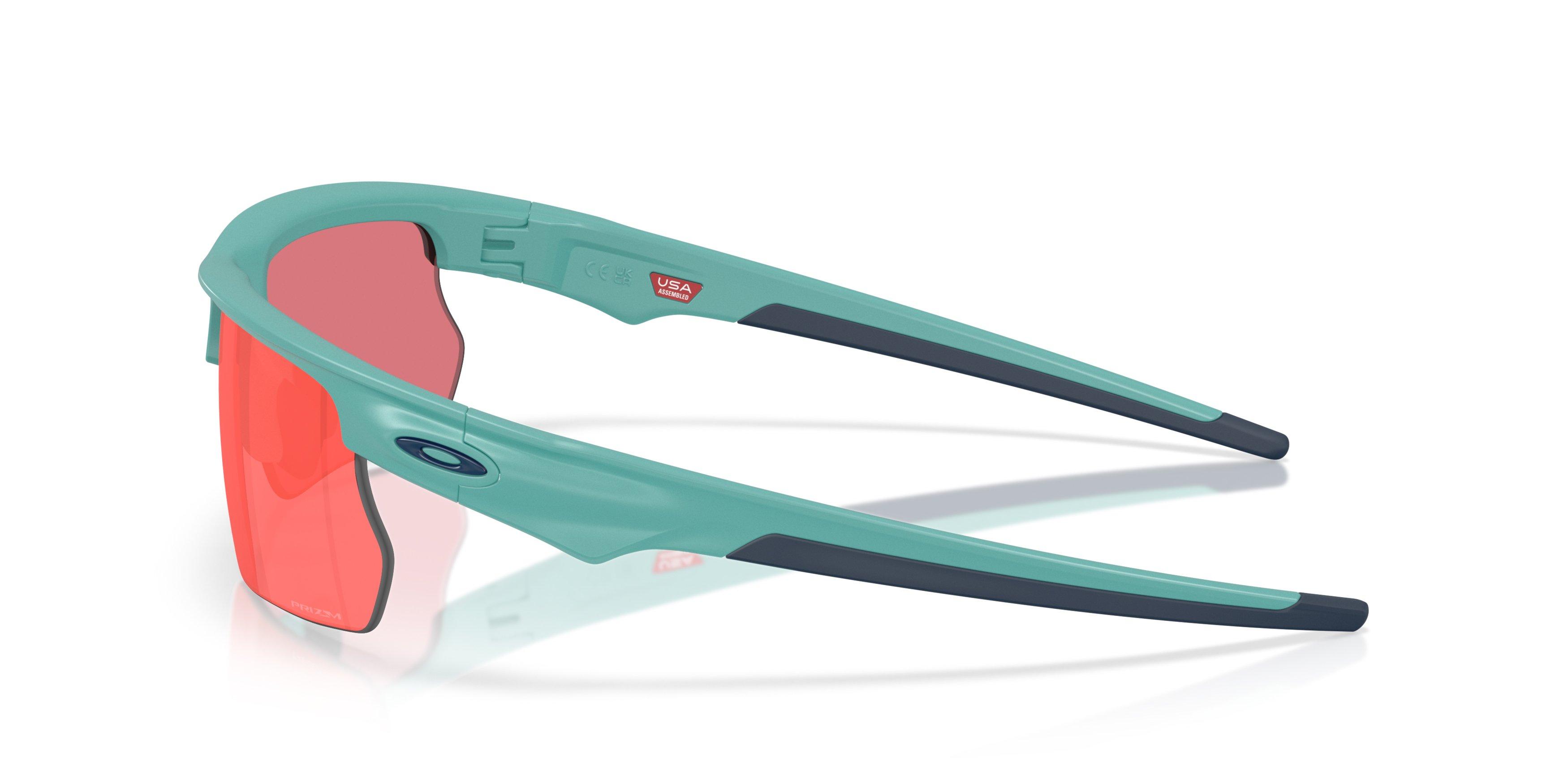 Oakley BiSphaera Prizm Trail Torch Sunglasses - Matte Pacific - BLUE/RED Thumbnail View 8