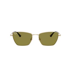 Ray-Ban Drea Bio-Based Green Sunglasses &ndash; Polished Pale Gold