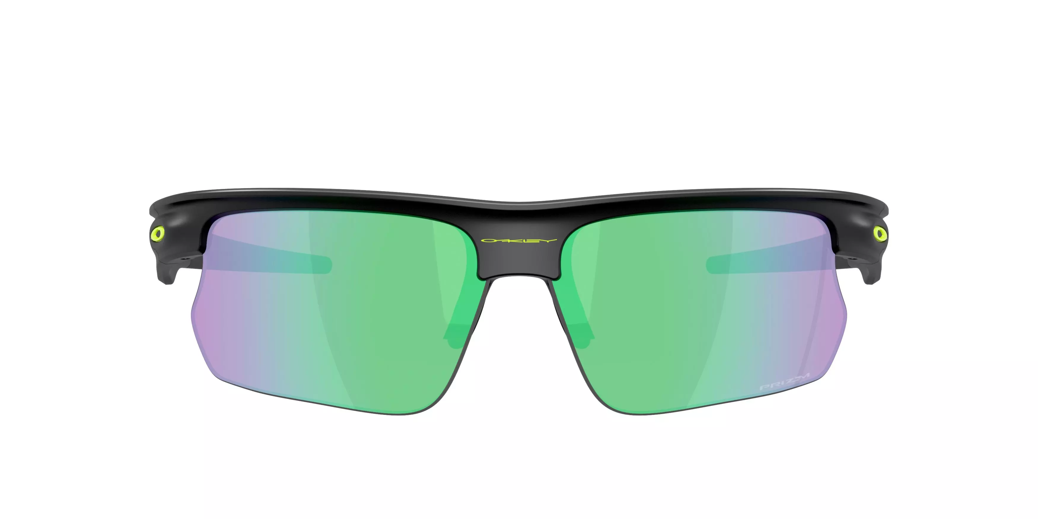 Oakley BiSphaera Prizm Road Jade Sunglasses - Matte Black - BLACK/GREEN