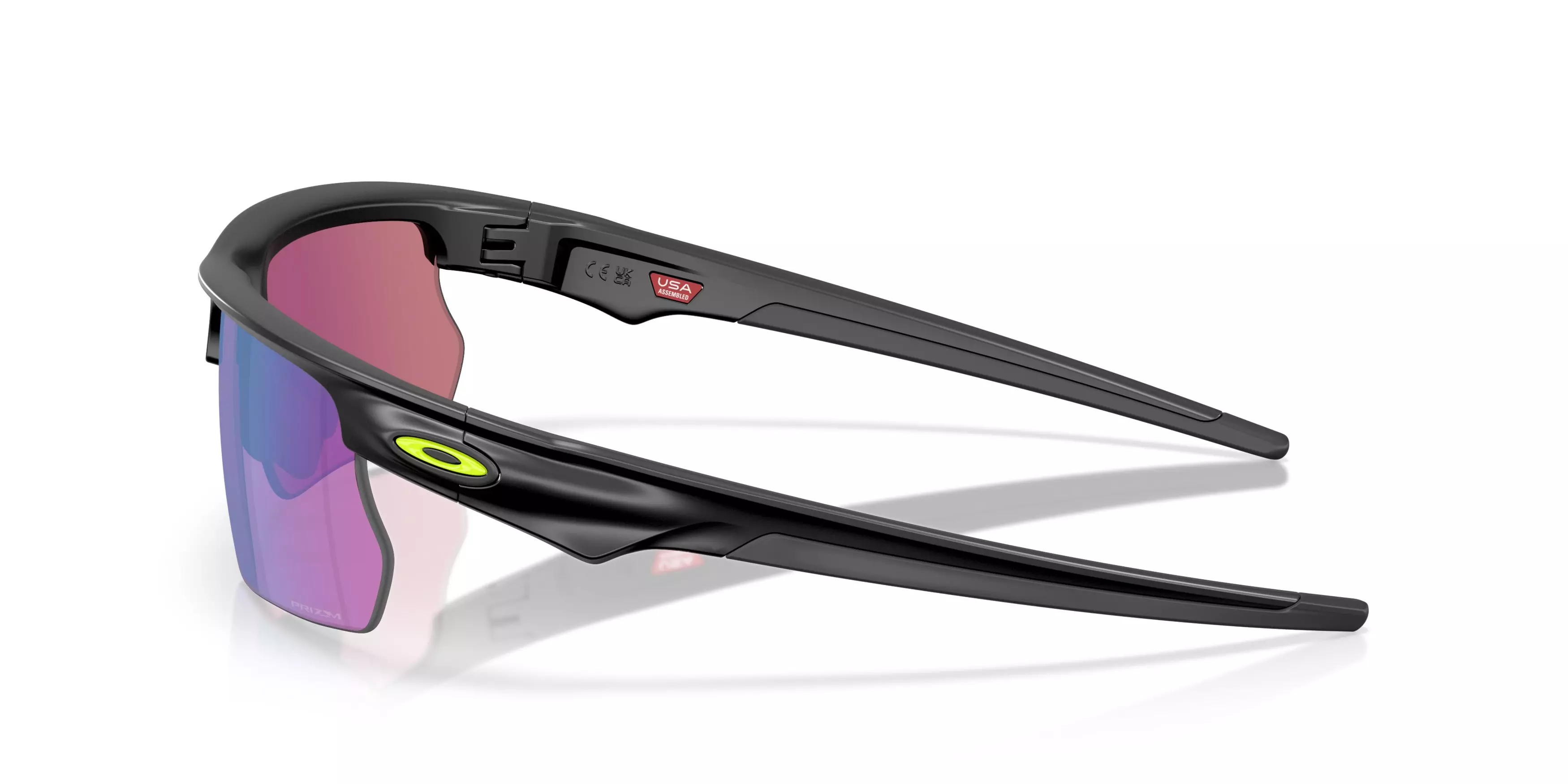 Oakley BiSphaera Prizm Road Jade Sunglasses - Matte Black - BLACK/GREEN