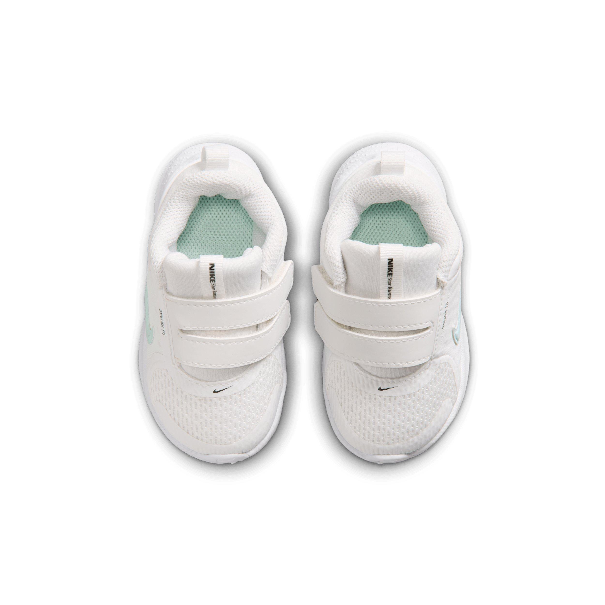Nike Star Runner 5 "Summit White/Black/Barely Green/Arctic Green" Infant Boys' Running Shoe - WHITE/BLACK/GREEN/GREEN