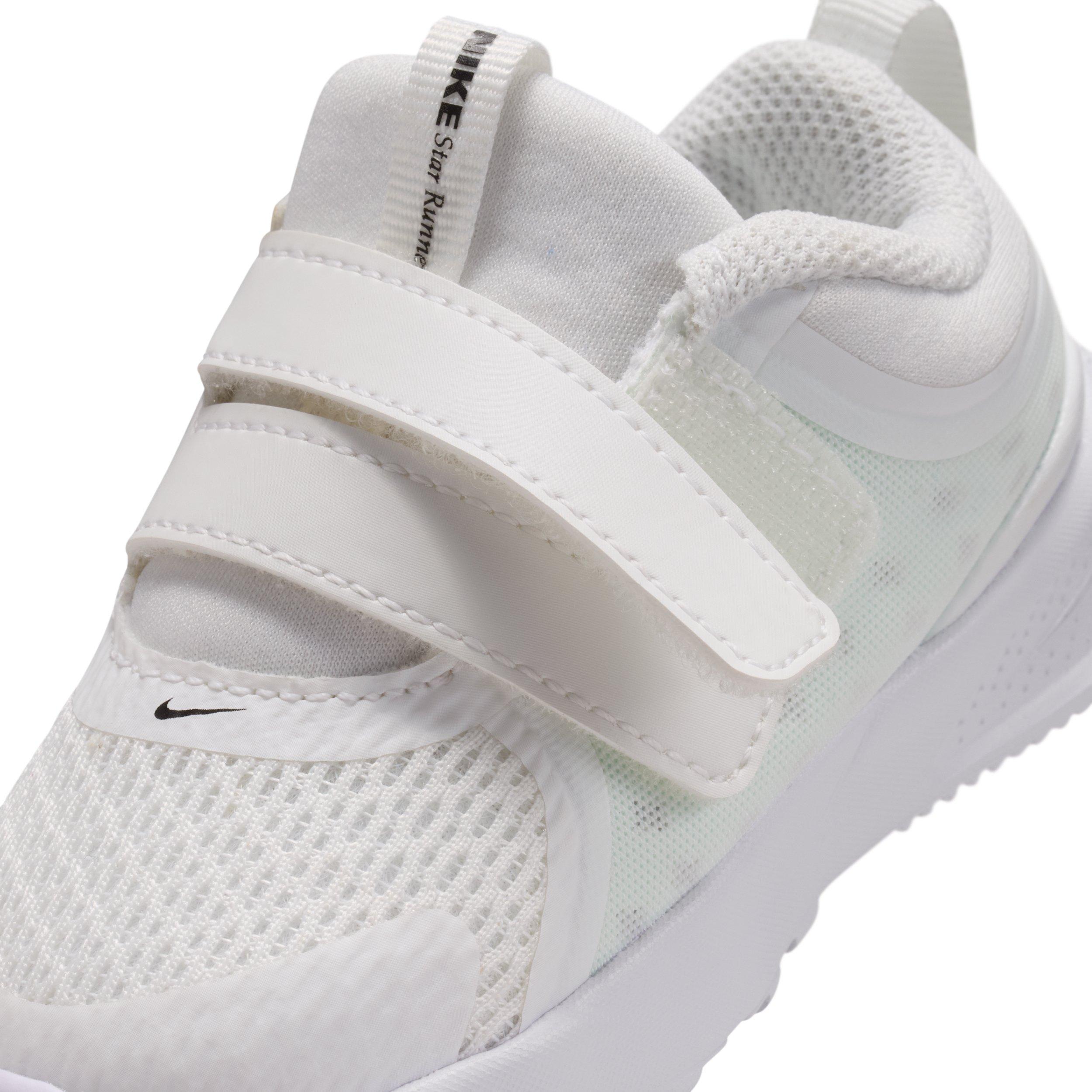Nike Star Runner 5 "Summit White/Black/Barely Green/Arctic Green" Infant Boys' Running Shoe - WHITE/BLACK/GREEN/GREEN