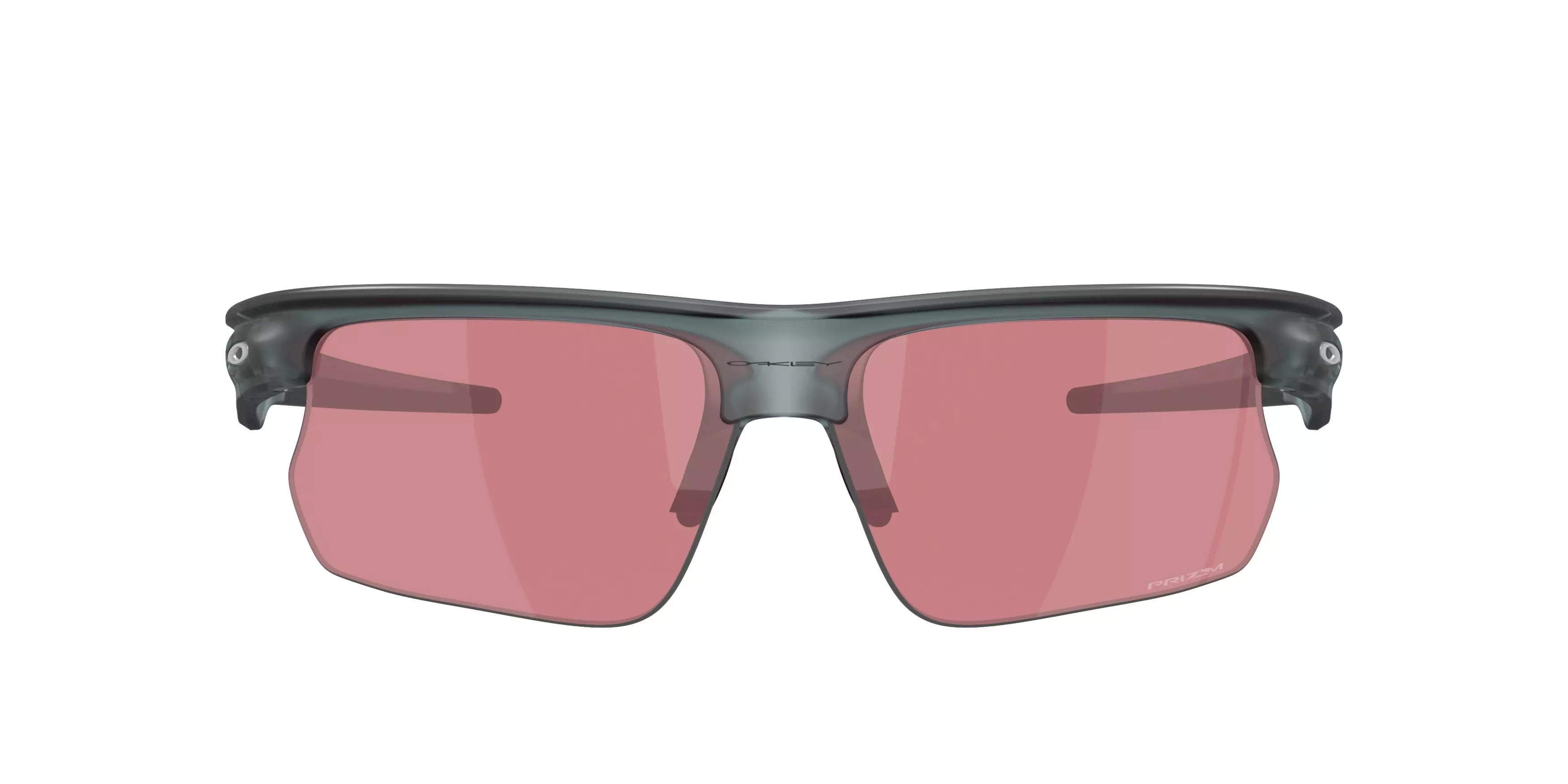Oakley BiSphaera Prizm Dark Golf Sunglasses - Matte Grey - GREY/RED