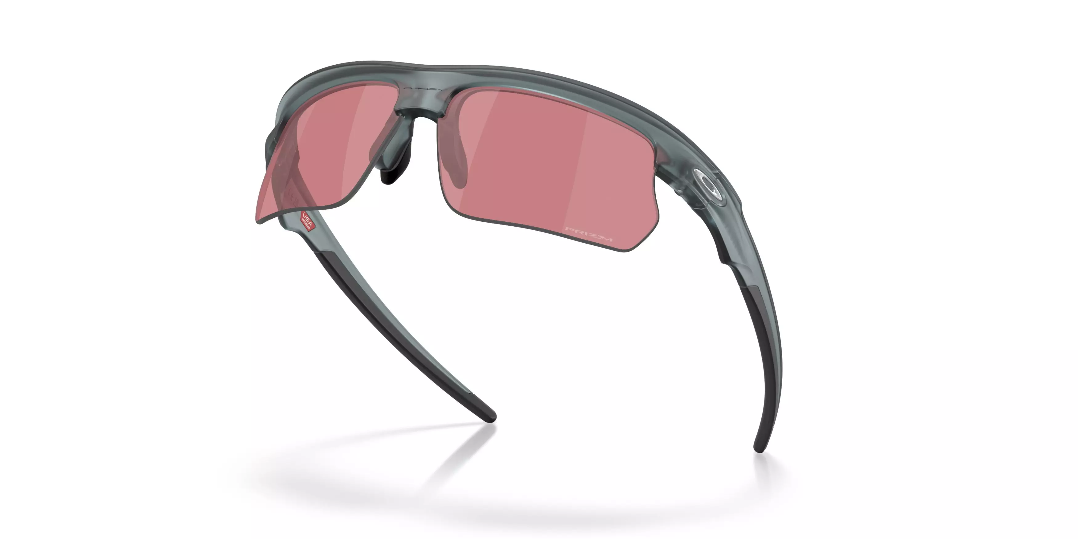 Oakley BiSphaera Prizm Dark Golf Sunglasses - Matte Grey - GREY/RED