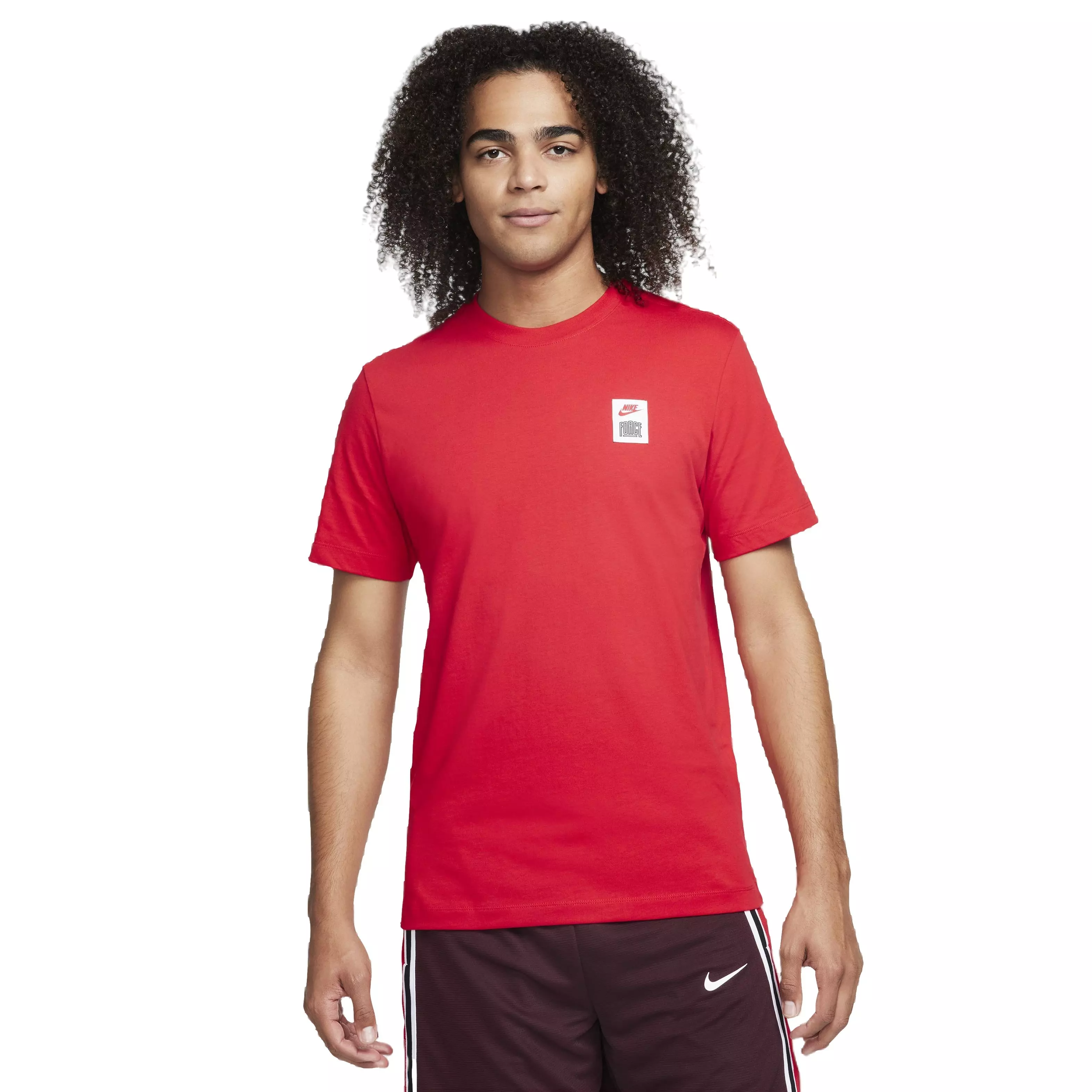 Nike Men's Basketball T-Shirt - RED