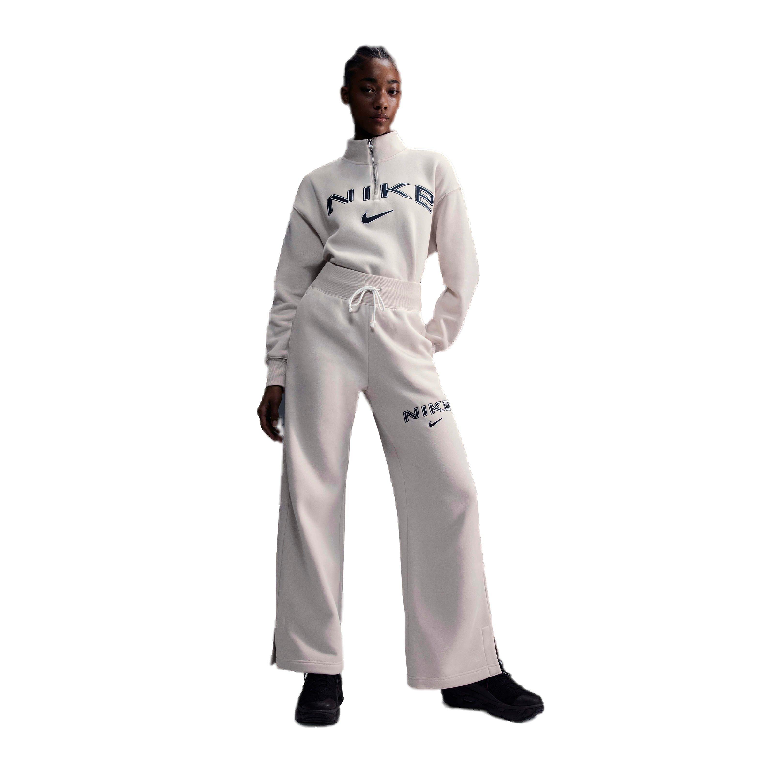 Nike Sportswear Women's High Neck Fleece Sweatshirt - Birch