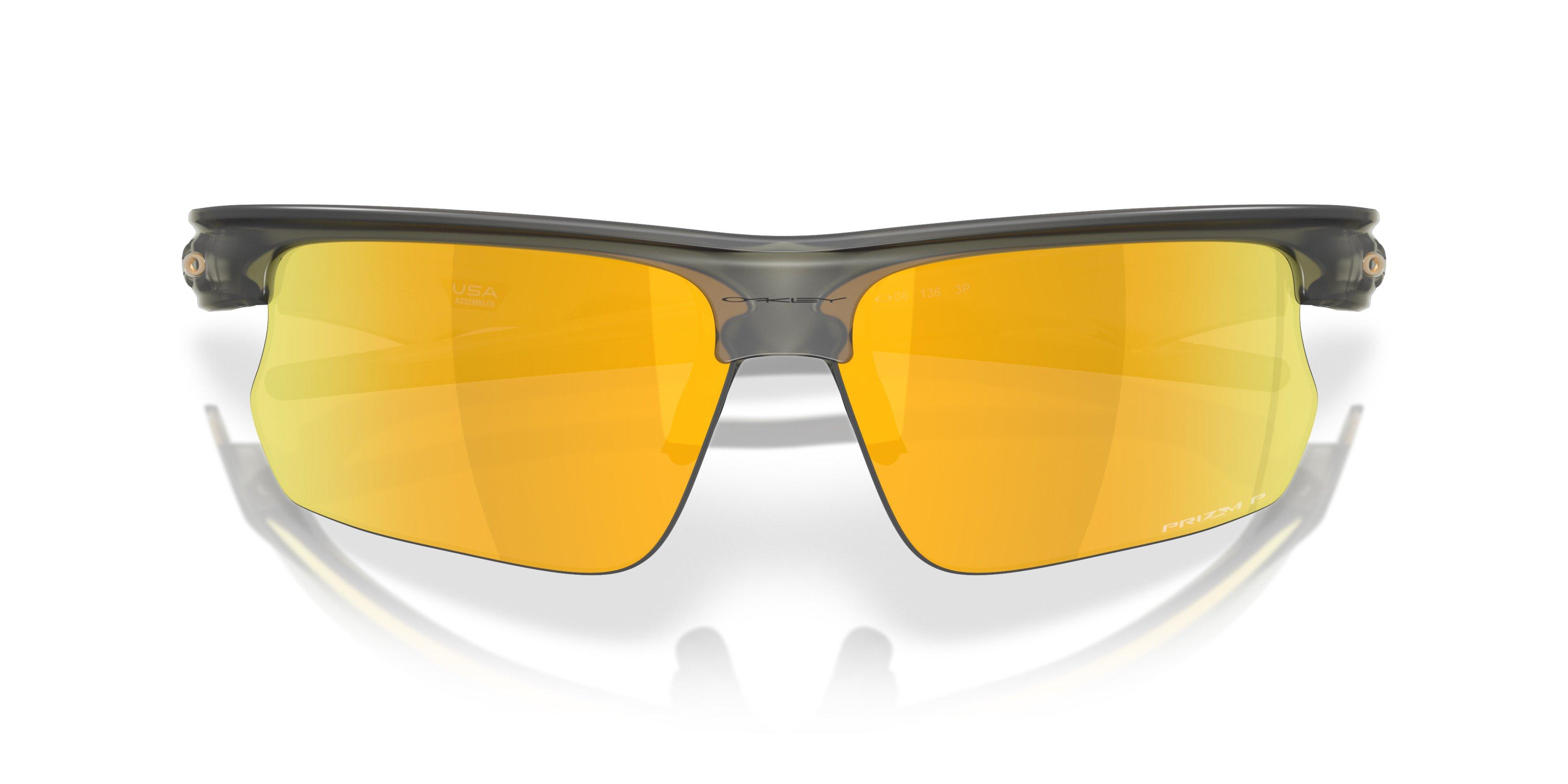 Oakley BiSphaera Prizm 24K Polarized Sunglasses - Matte Olive Ink - GREEN/GOLD Thumbnail View 7