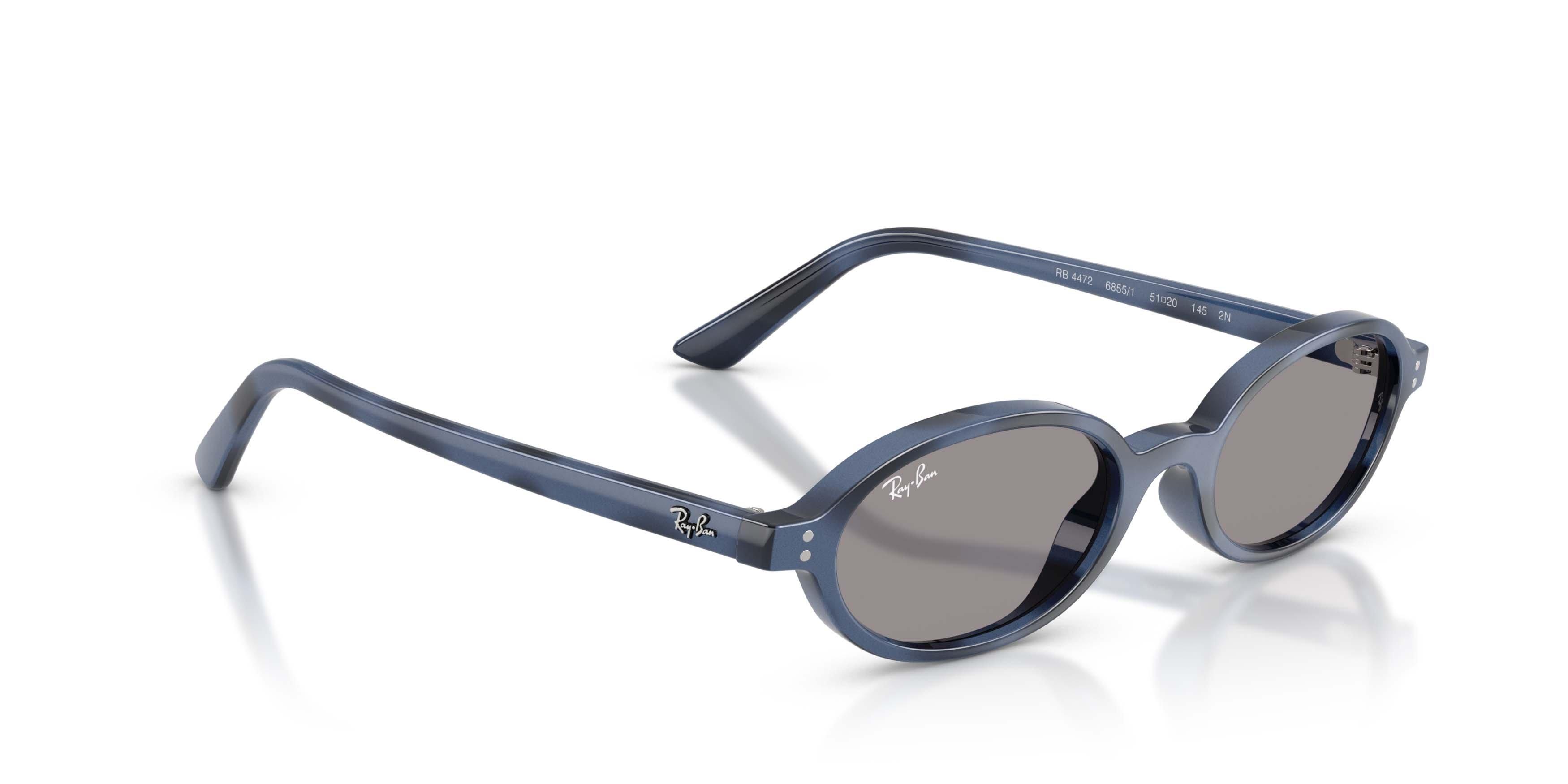 Ray-Ban Khal Bio-Based Grey Sunglasses &ndash; Havana Blue - GREY Thumbnail View 3