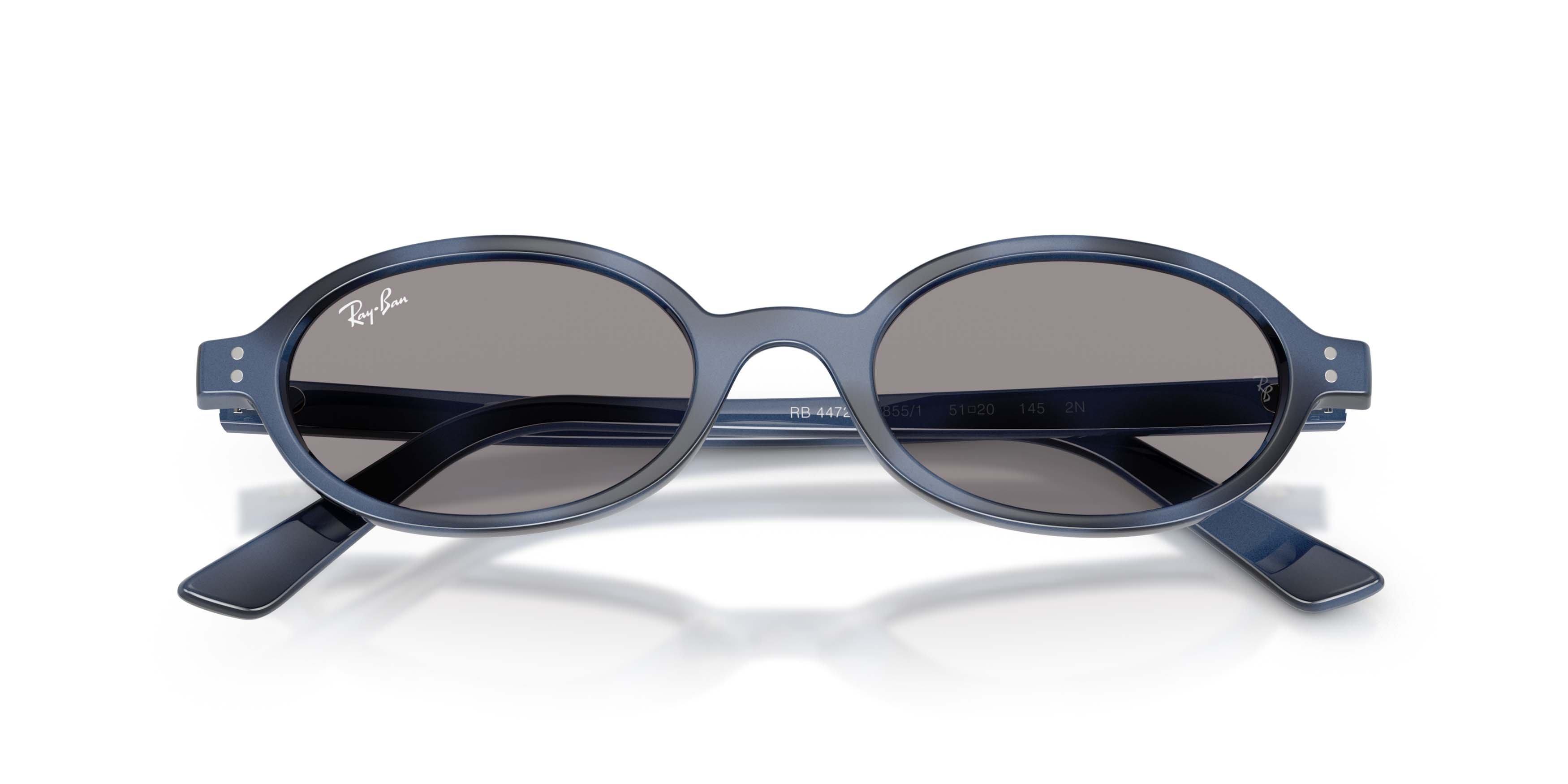 Ray-Ban Khal Bio-Based Grey Sunglasses &ndash; Havana Blue - GREY Thumbnail View 5