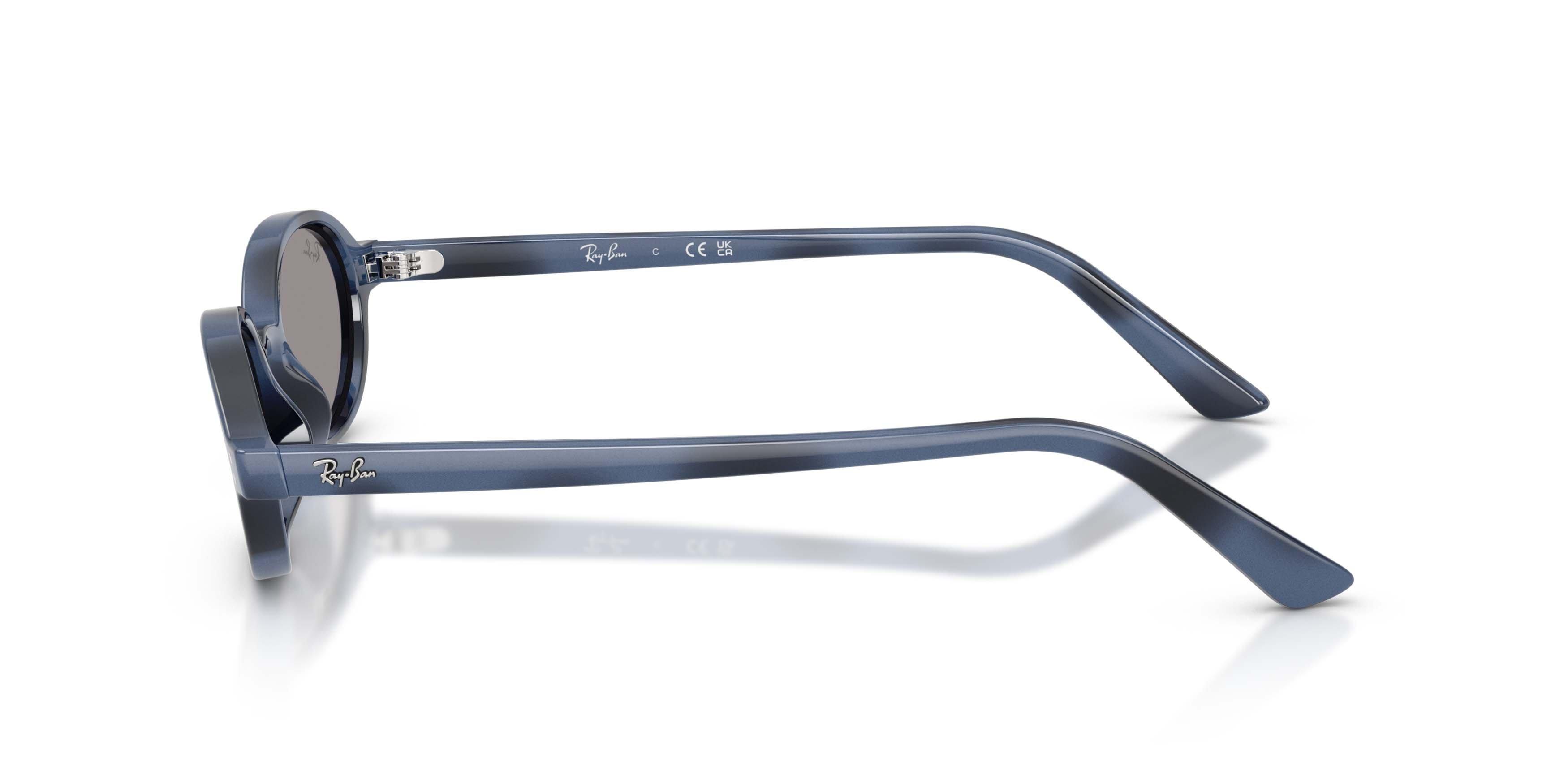 Ray-Ban Khal Bio-Based Grey Sunglasses &ndash; Havana Blue - GREY Thumbnail View 6