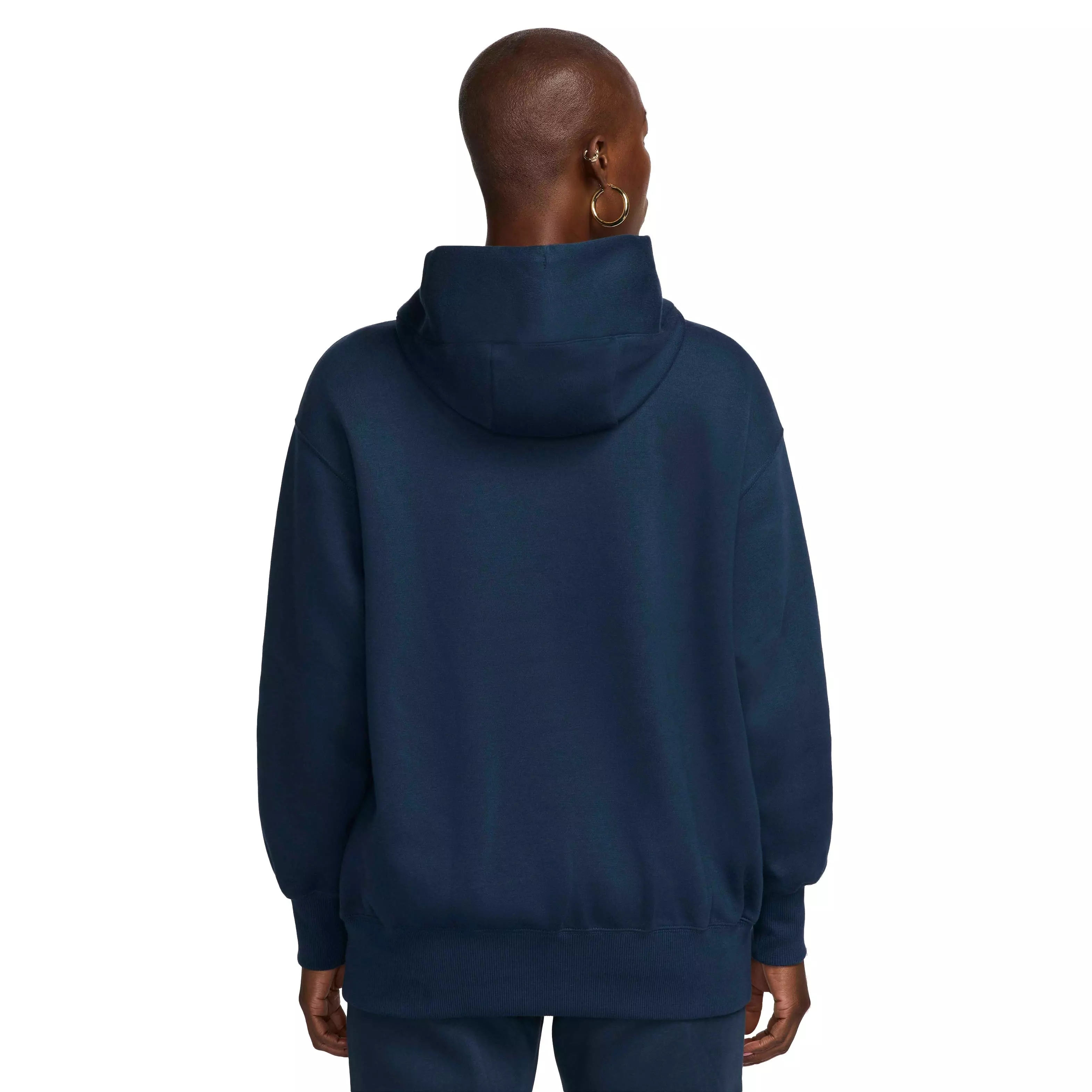 Nike Women's Sportswear Phoenix Fleece Oversized Pullover Hoodie - NAVY