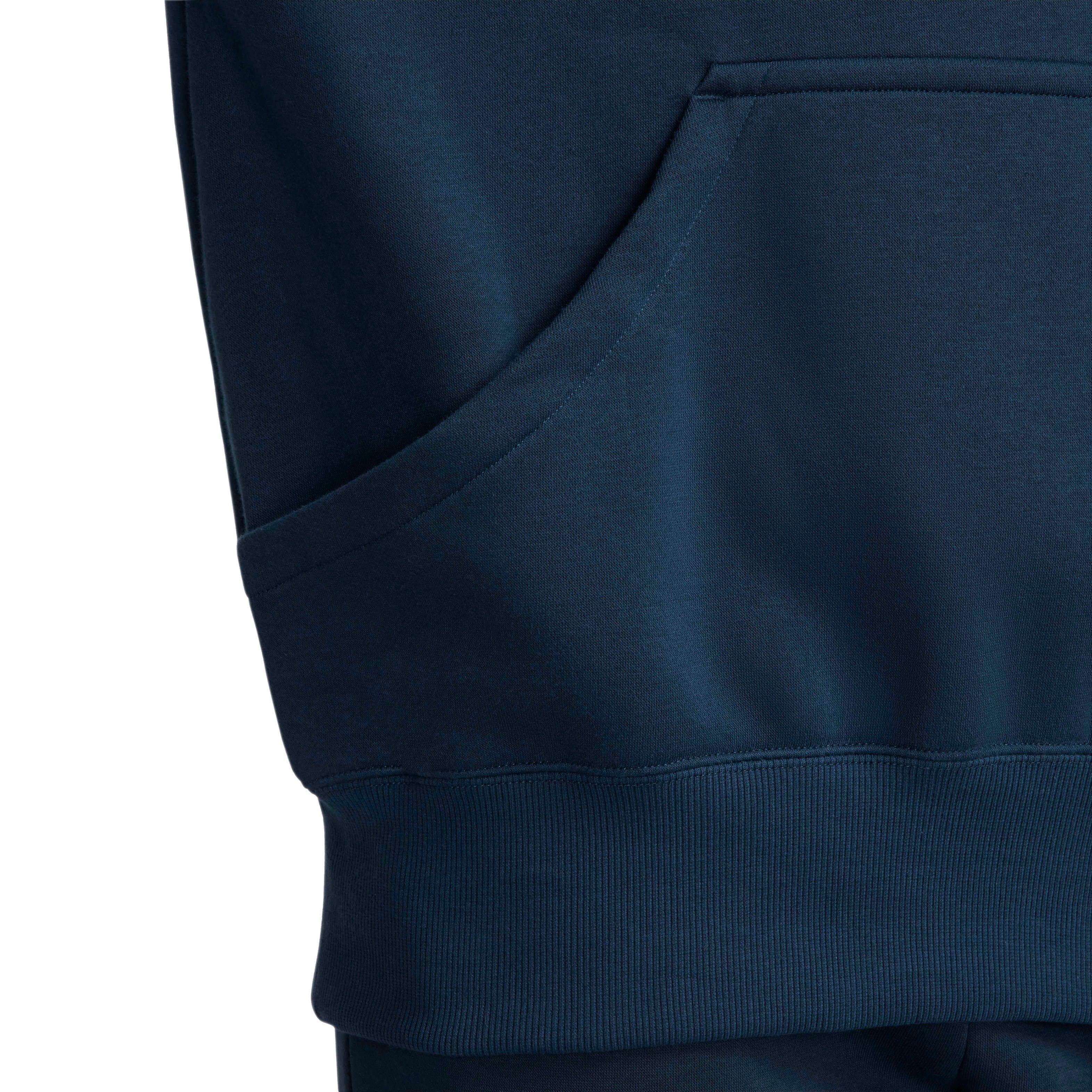 Nike Women's Sportswear Phoenix Swoosh Fleece Oversized Pullover Hoodie - NAVY Thumbnail View 6