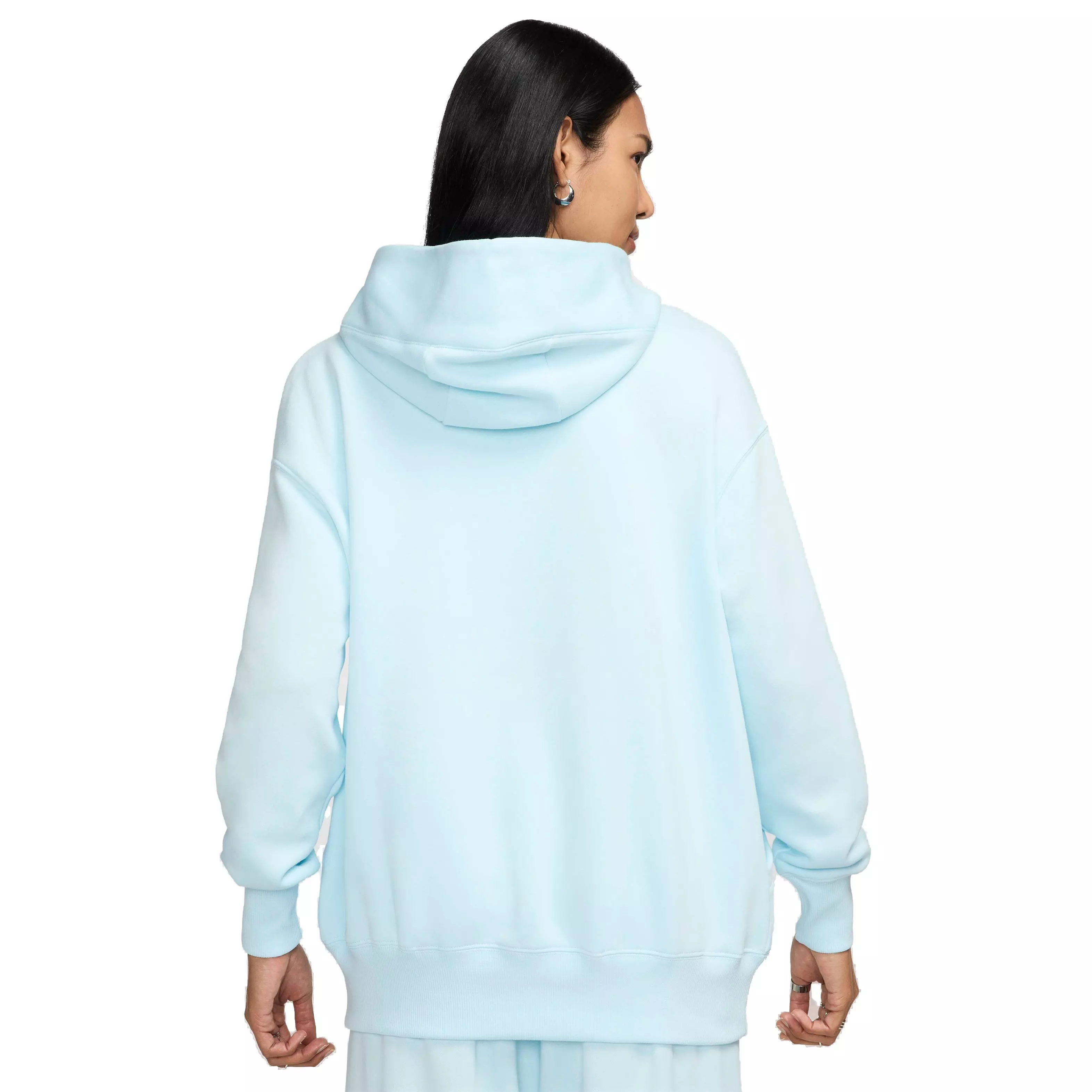 Nike Women's Sportswear Phoenix Fleece Oversized Pullover Hoodie - BLUE