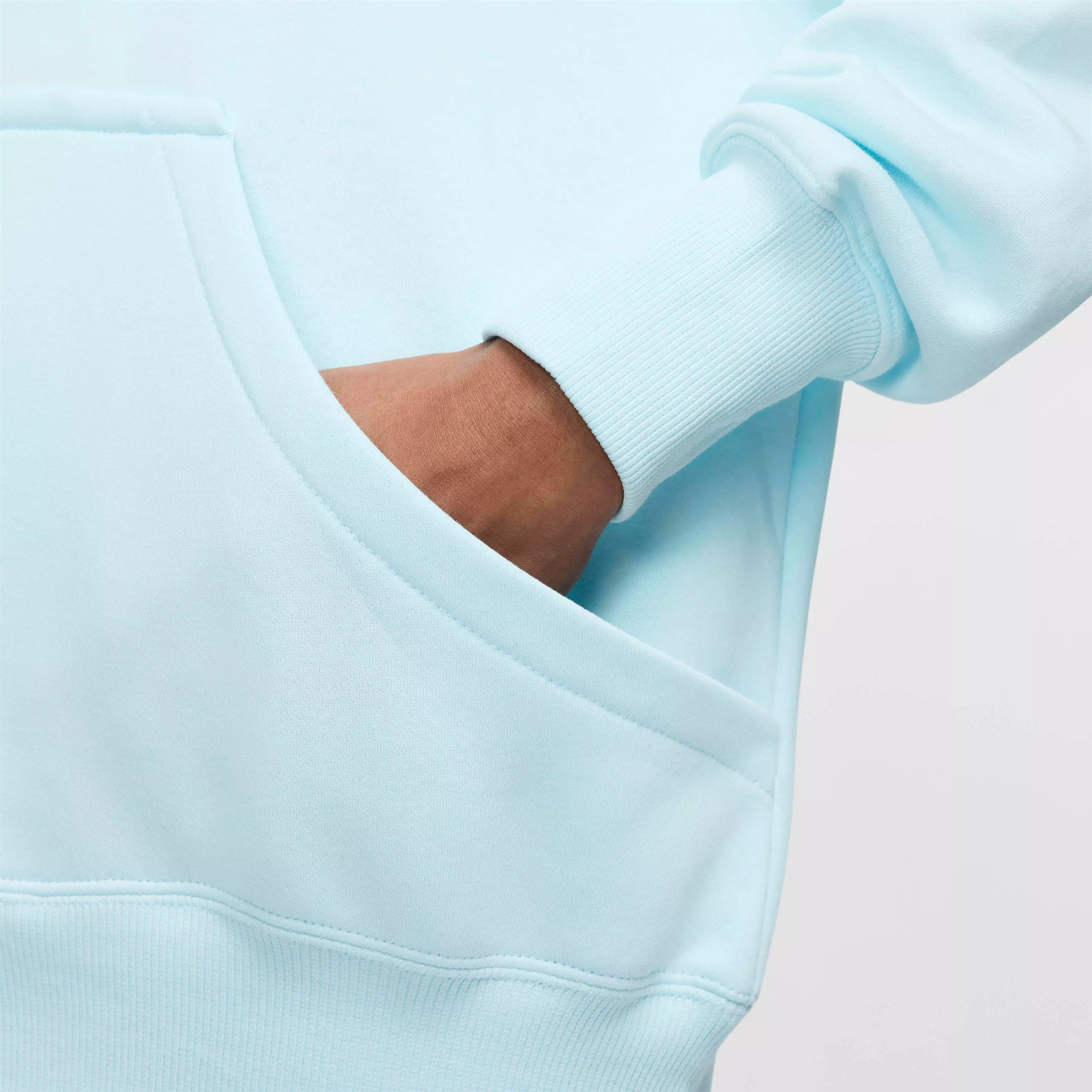 Nike Women's Sportswear Phoenix Fleece Oversized Pullover Hoodie - BLUE