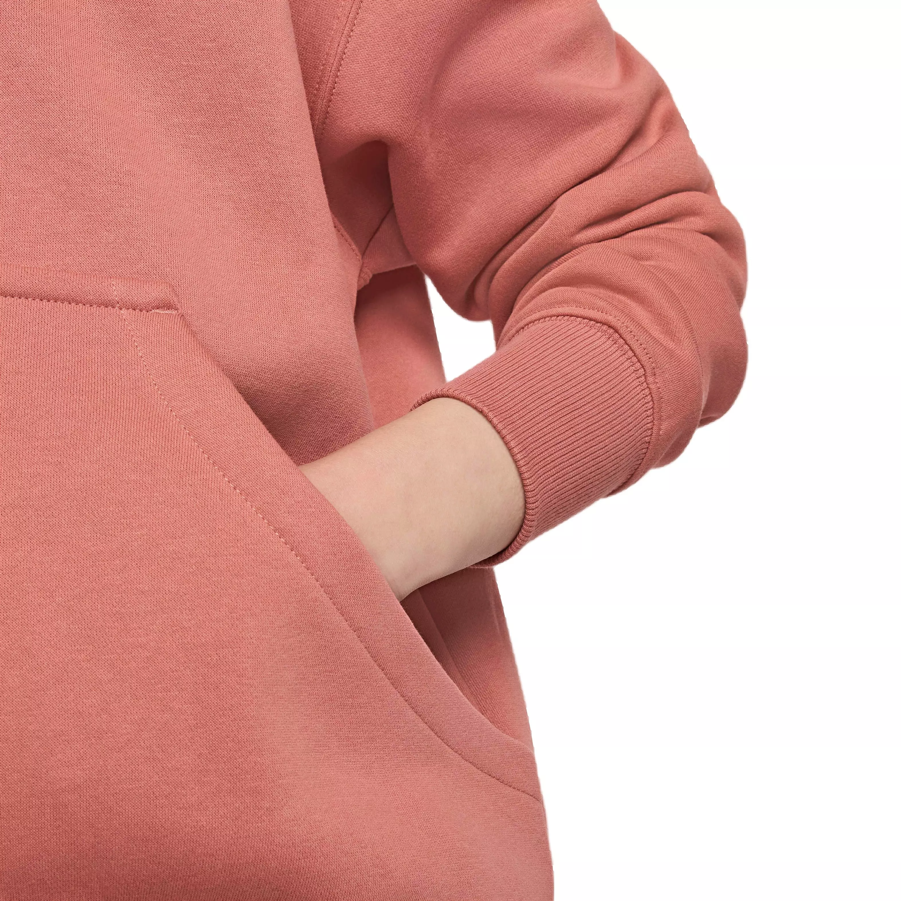 Nike Women's Sportswear Phoenix Fleece Oversized Pullover Hoodie - PINK