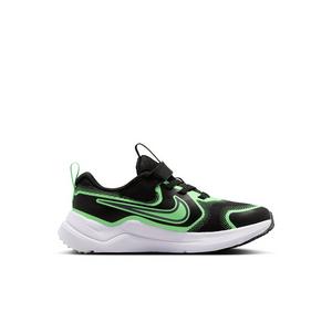 Nike Cosmic Runner "Black/Illusion Green/Cool Grey" Preschool Boys' Running Shoe - BLACK/GREEN/GREY