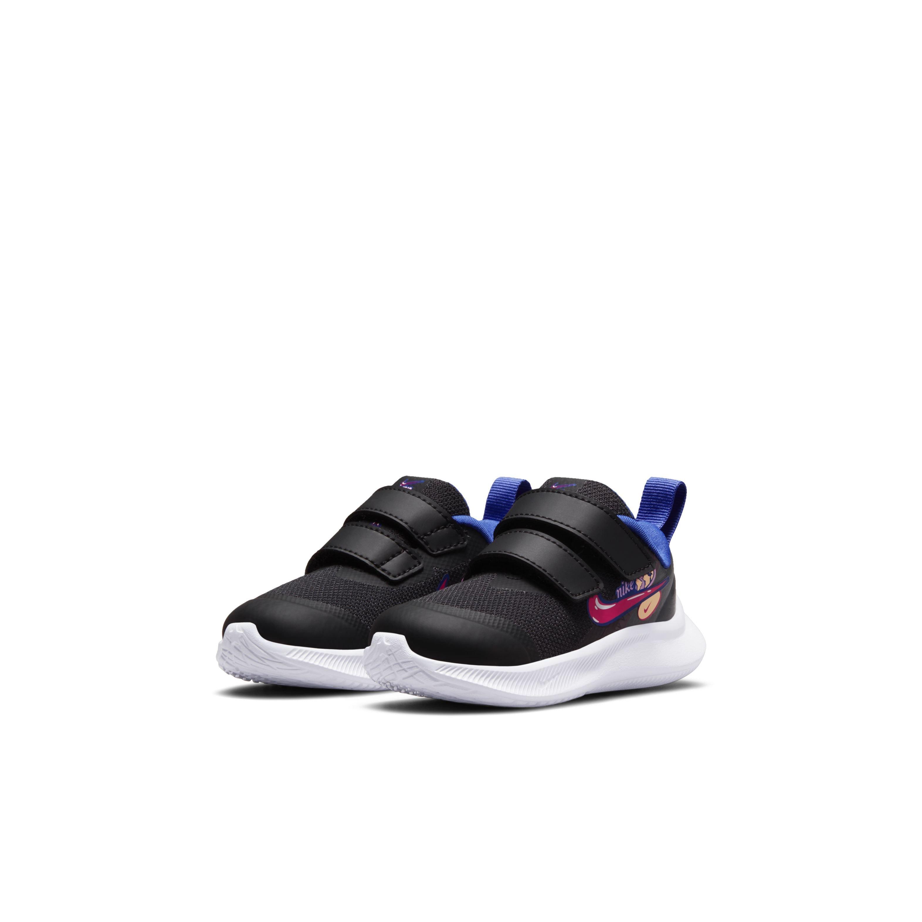 Nike Star Runner 3 SE Infant Girls' "Black/Very Berry/Lapis/Pink Rise' Running Shoe