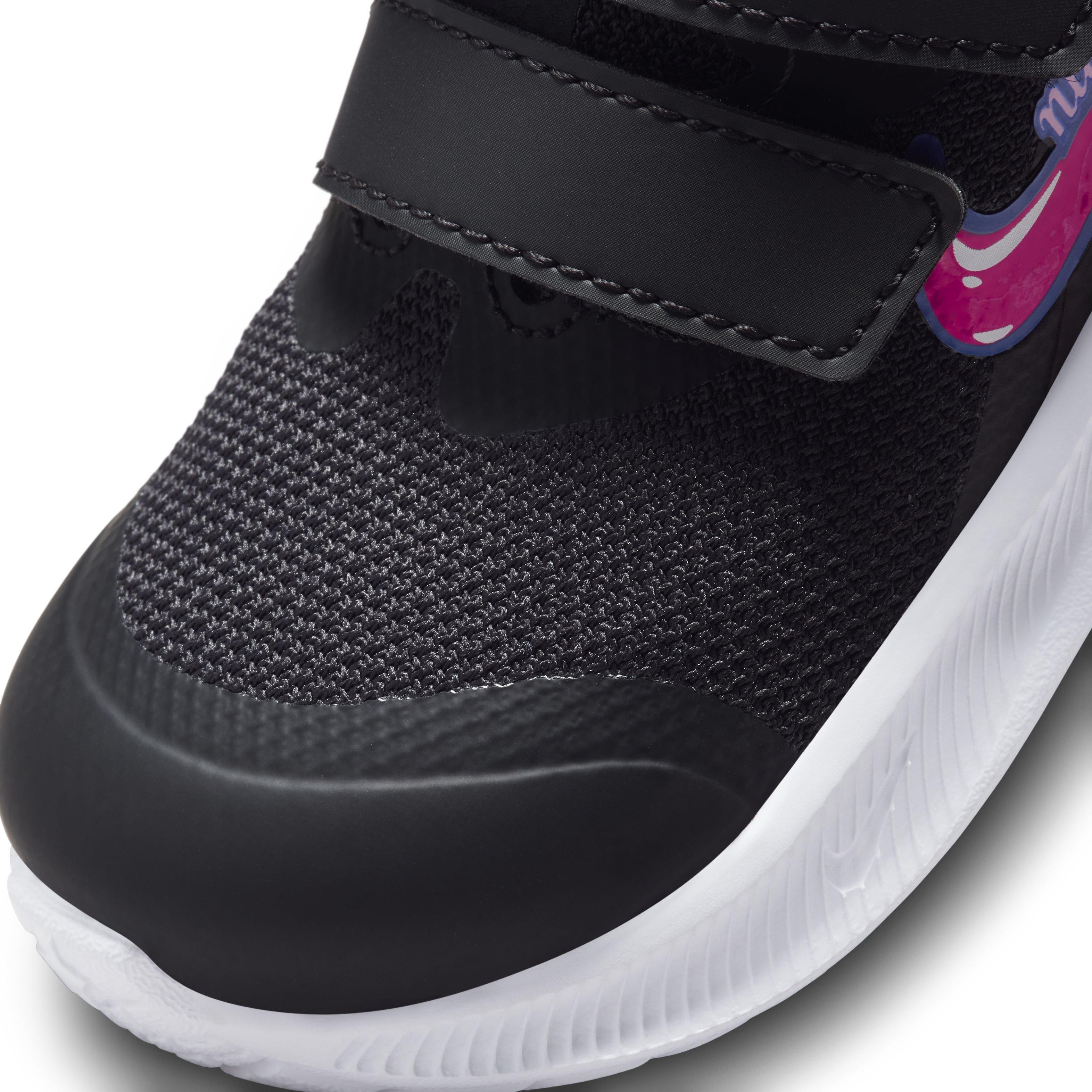 Nike Star Runner 3 SE Infant Girls' "Black/Very Berry/Lapis/Pink Rise' Running Shoe