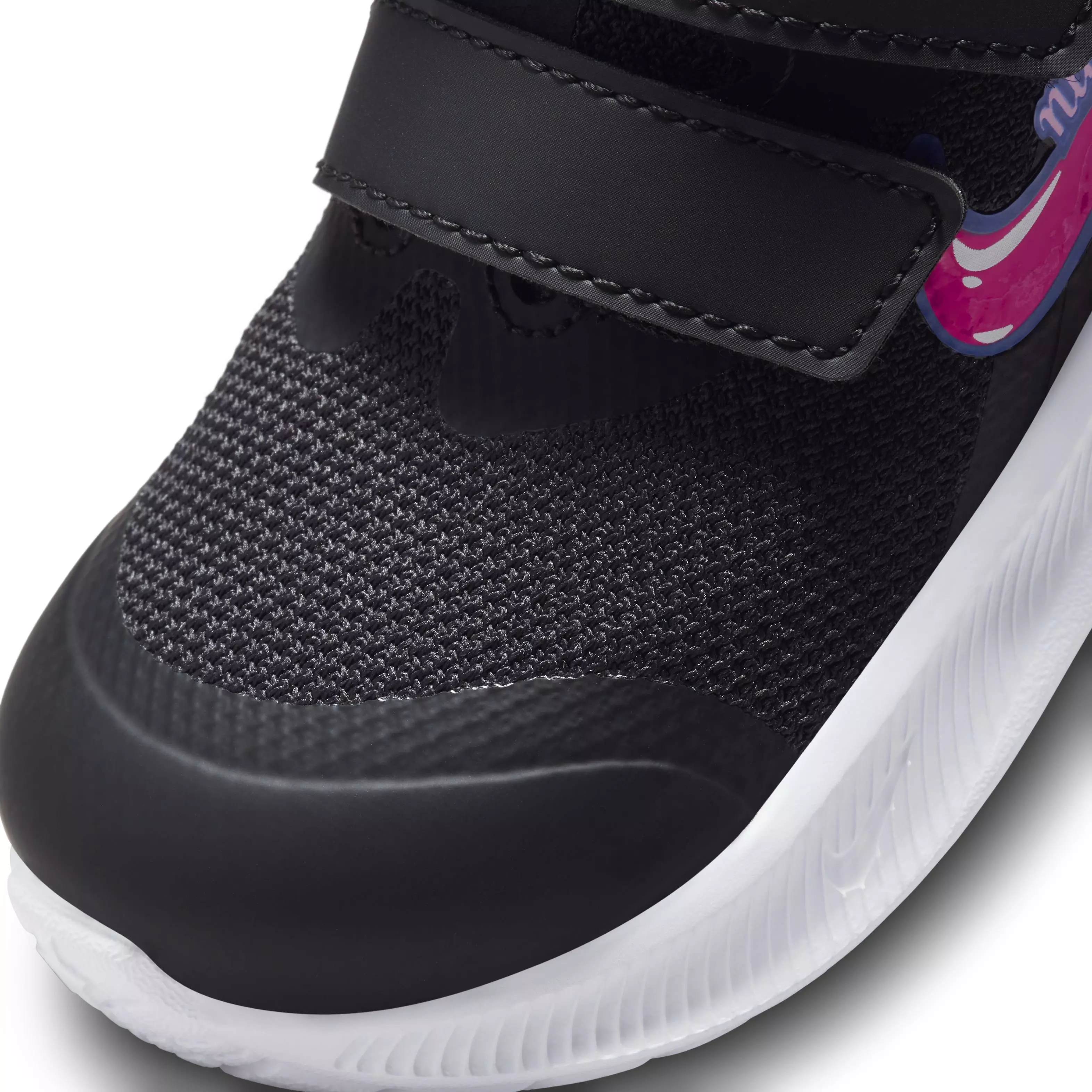 Nike Star Runner 3 SE "Black/Very Berry/Lapis/Pink Rise" Infant Girls' Running Shoe - BLACK