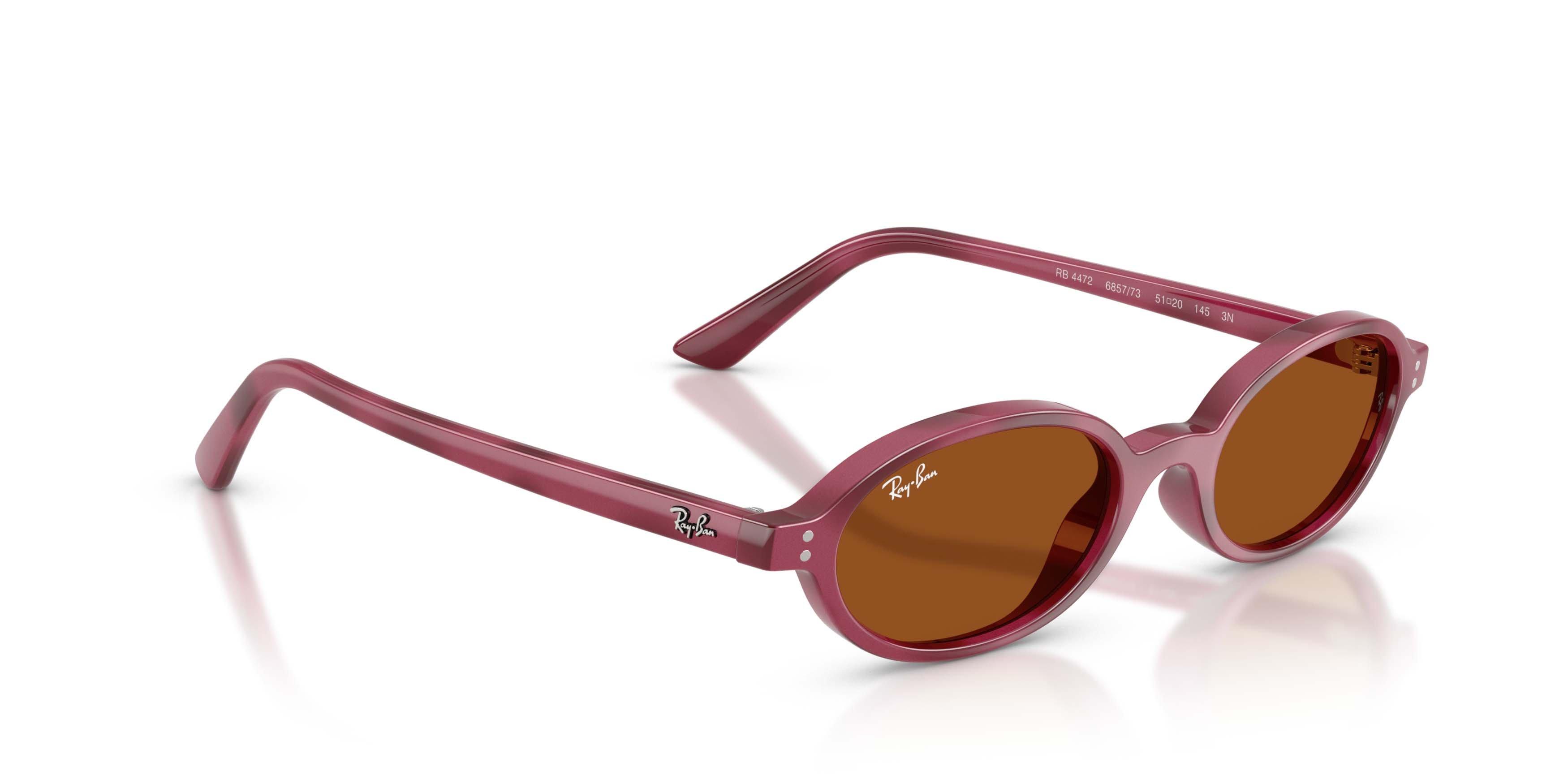 Ray-Ban Khal Bio-Based Brown Sunglasses &ndash; Violet Havana - BROWN Thumbnail View 3