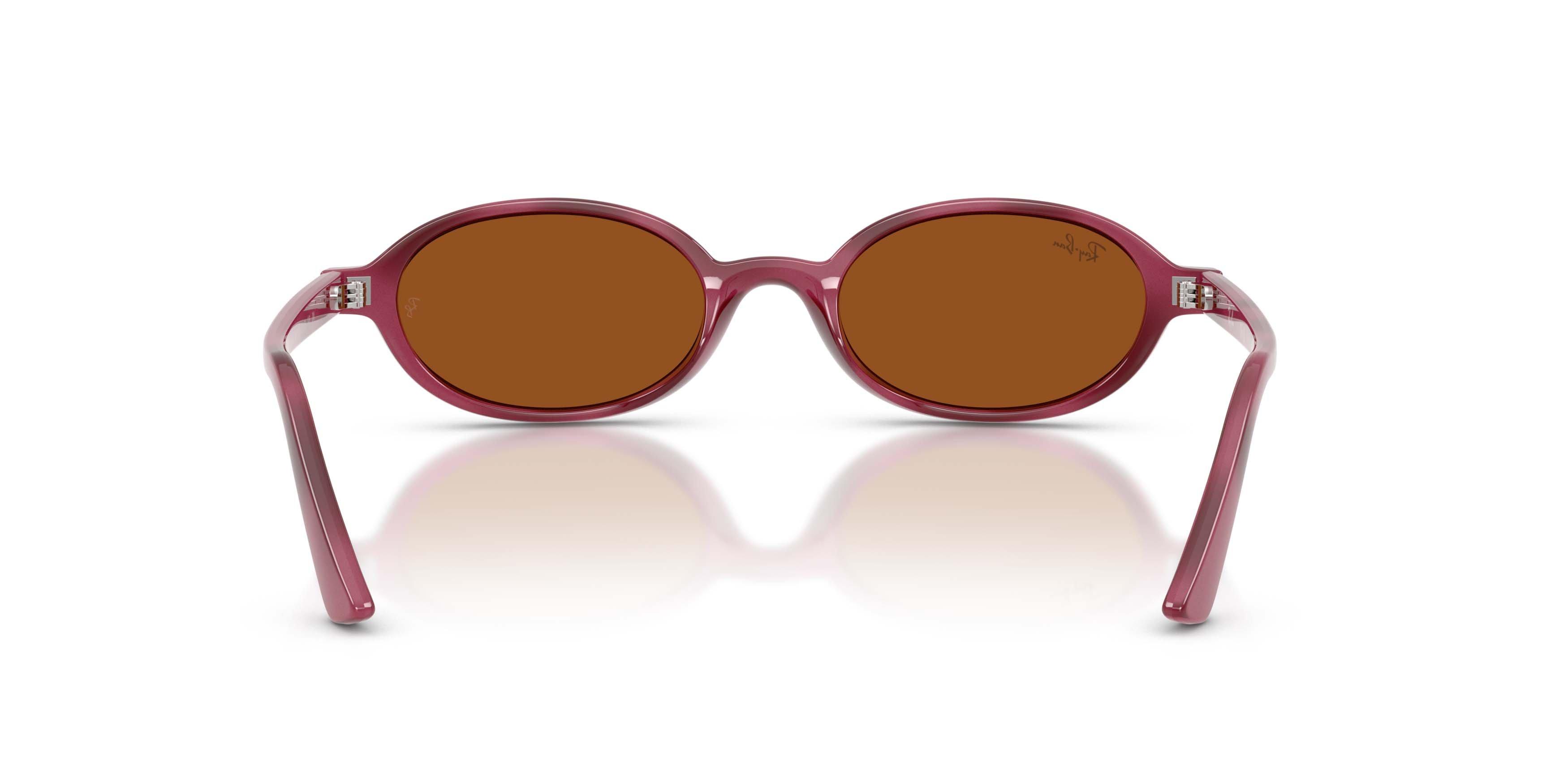 Ray-Ban Khal Bio-Based Brown Sunglasses &ndash; Violet Havana - BROWN Thumbnail View 4