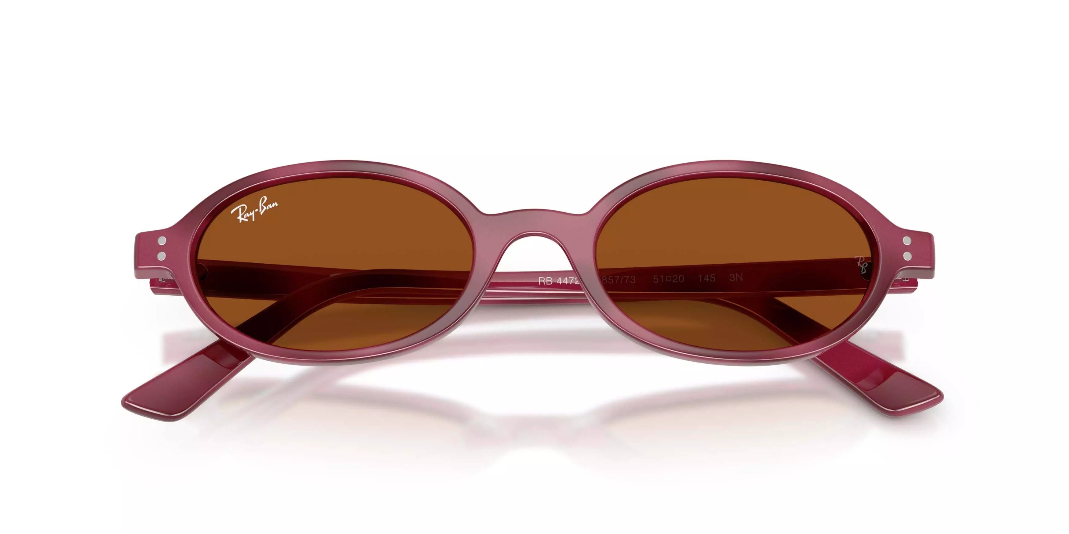 Ray-Ban Khal Bio-Based Brown Sunglasses &ndash; Violet Havana - BROWN