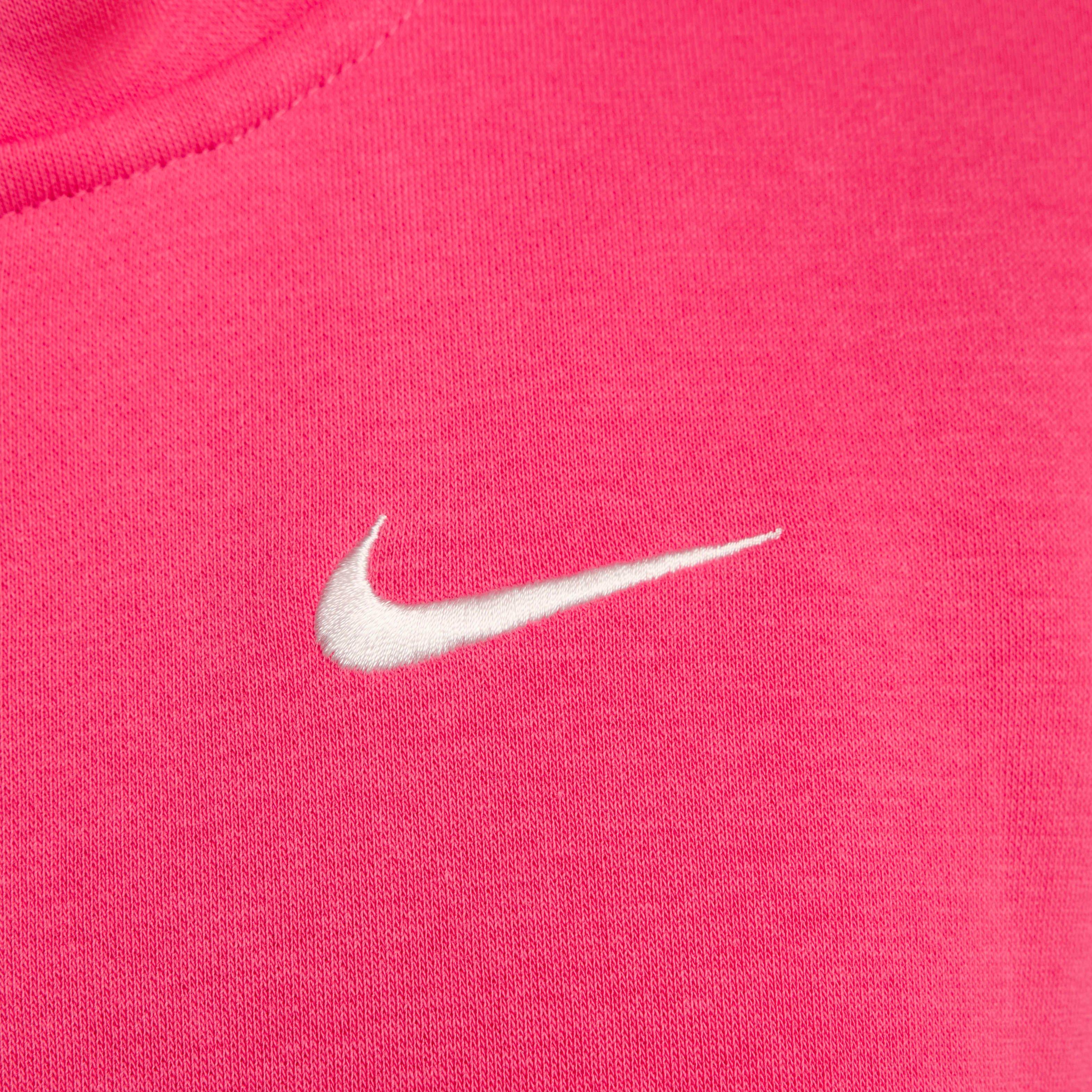 Nike Women's Sportswear Phoenix Fleece Oversized Track Jacket - PINK Thumbnail View 4