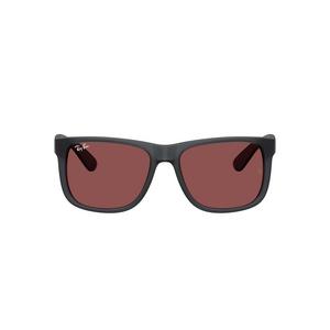 Ray-Ban Justin Dark Violet Sunglasses &ndash; Matte Opal Grey
