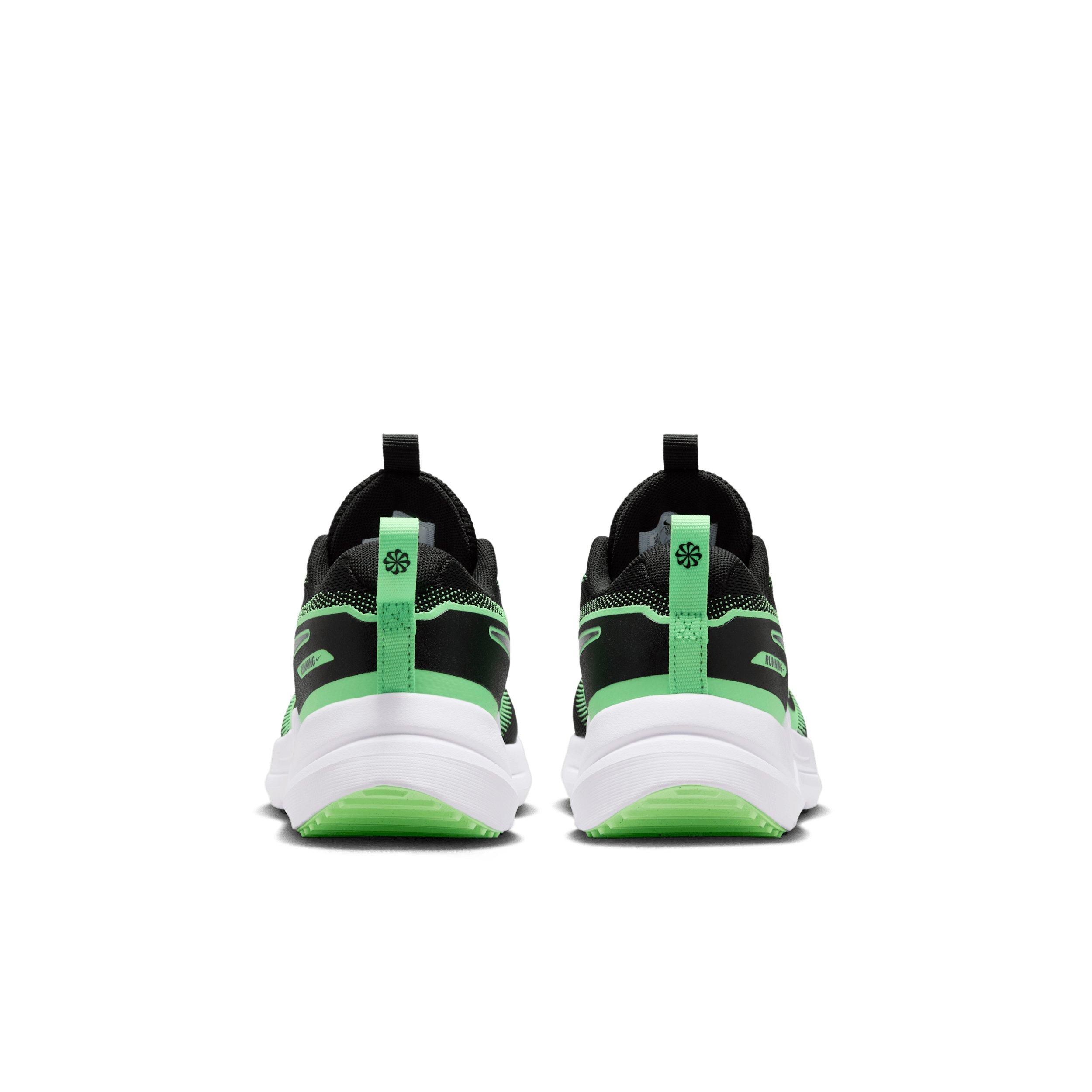 Nike Cosmic Runner "Black/Illusion Green/Cool Grey" Grade School Boys' Running Shoe - BLACK/GREEN/GREY