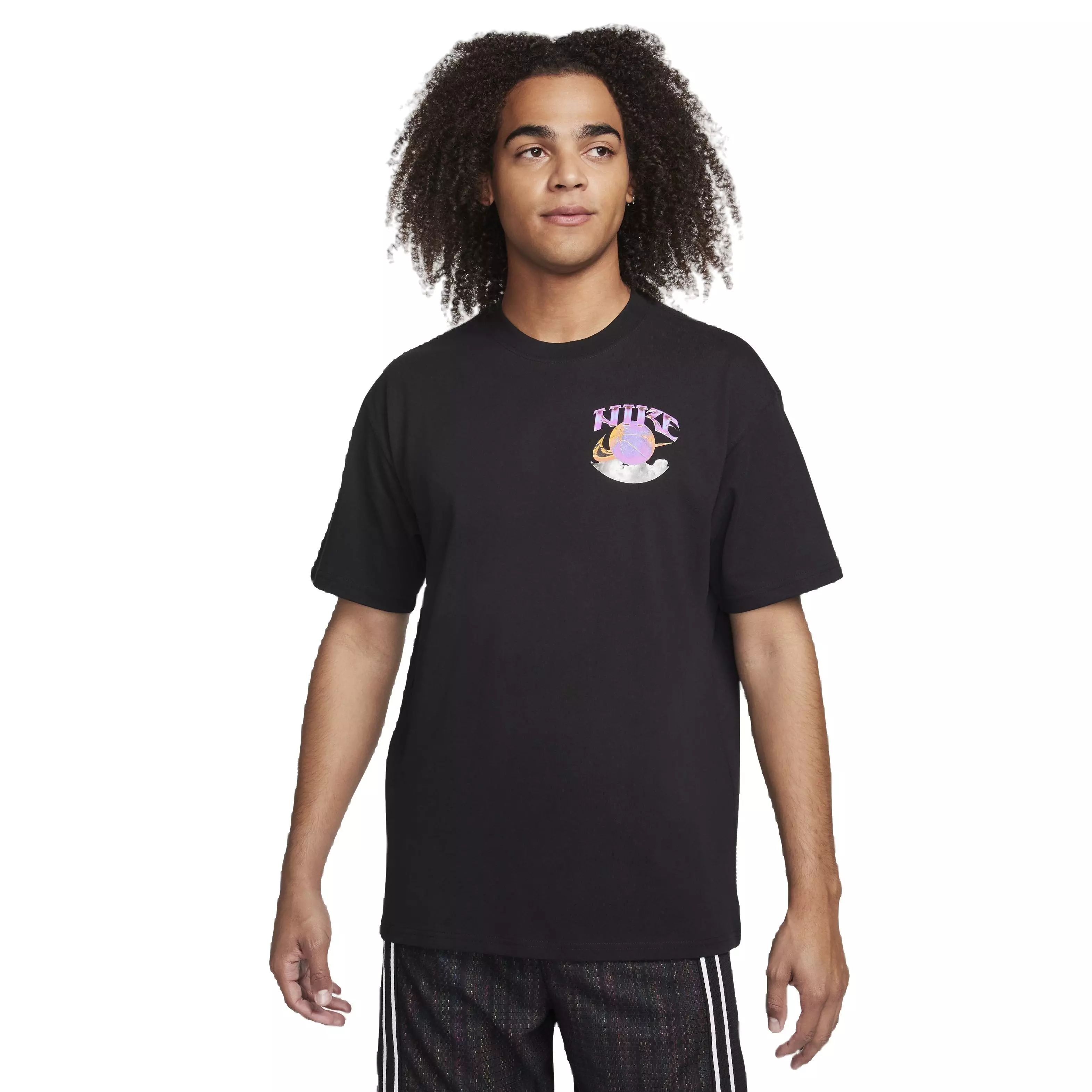 Nike Men's Swoosh Max90 Basketball T-Shirt - BLACK