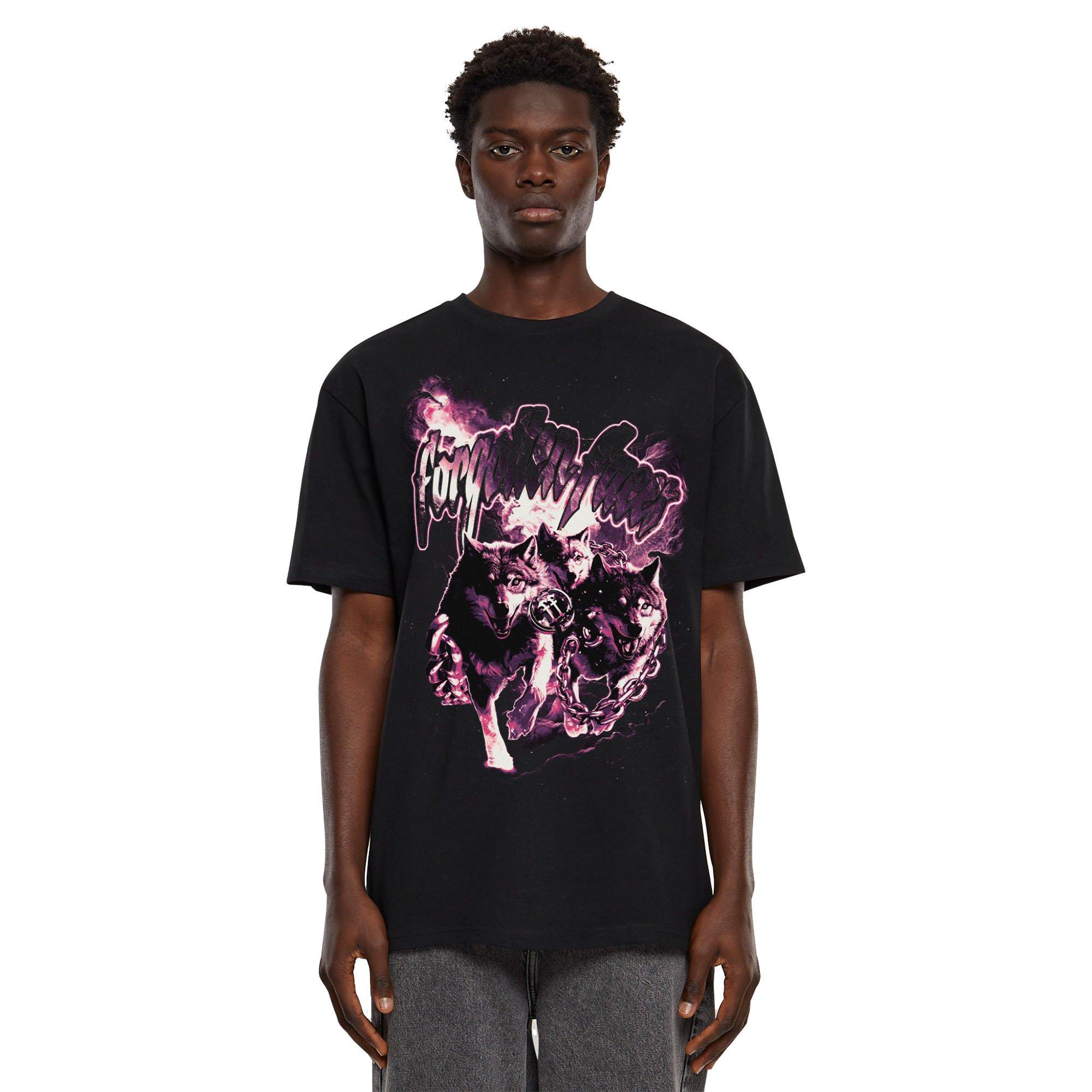 Forgotten Faces Men's Forgotten Wolfs Tee - BLACK Thumbnail View 1