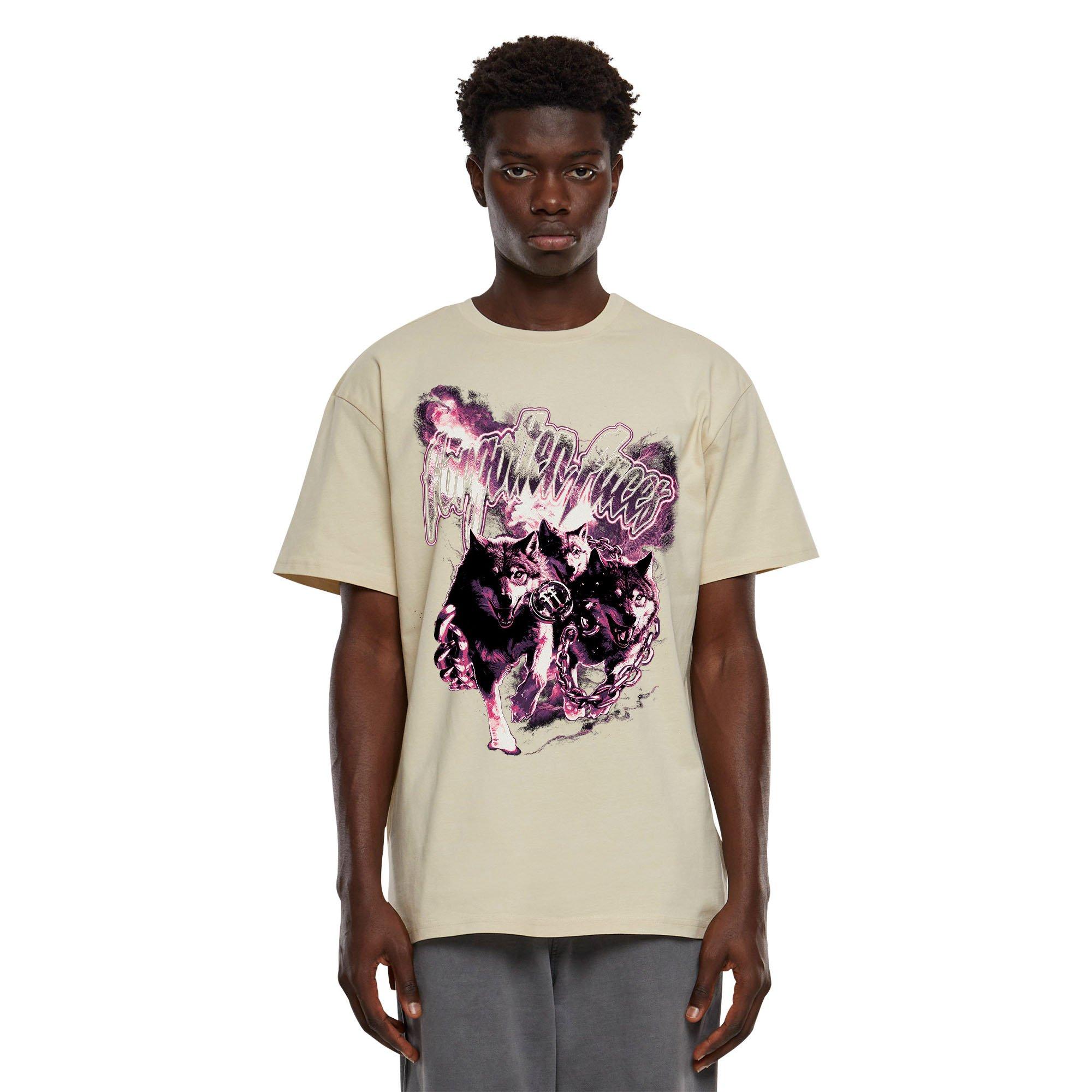 Forgotten Faces Men's Forgotten Wolfs Tee - SAND Thumbnail View 1