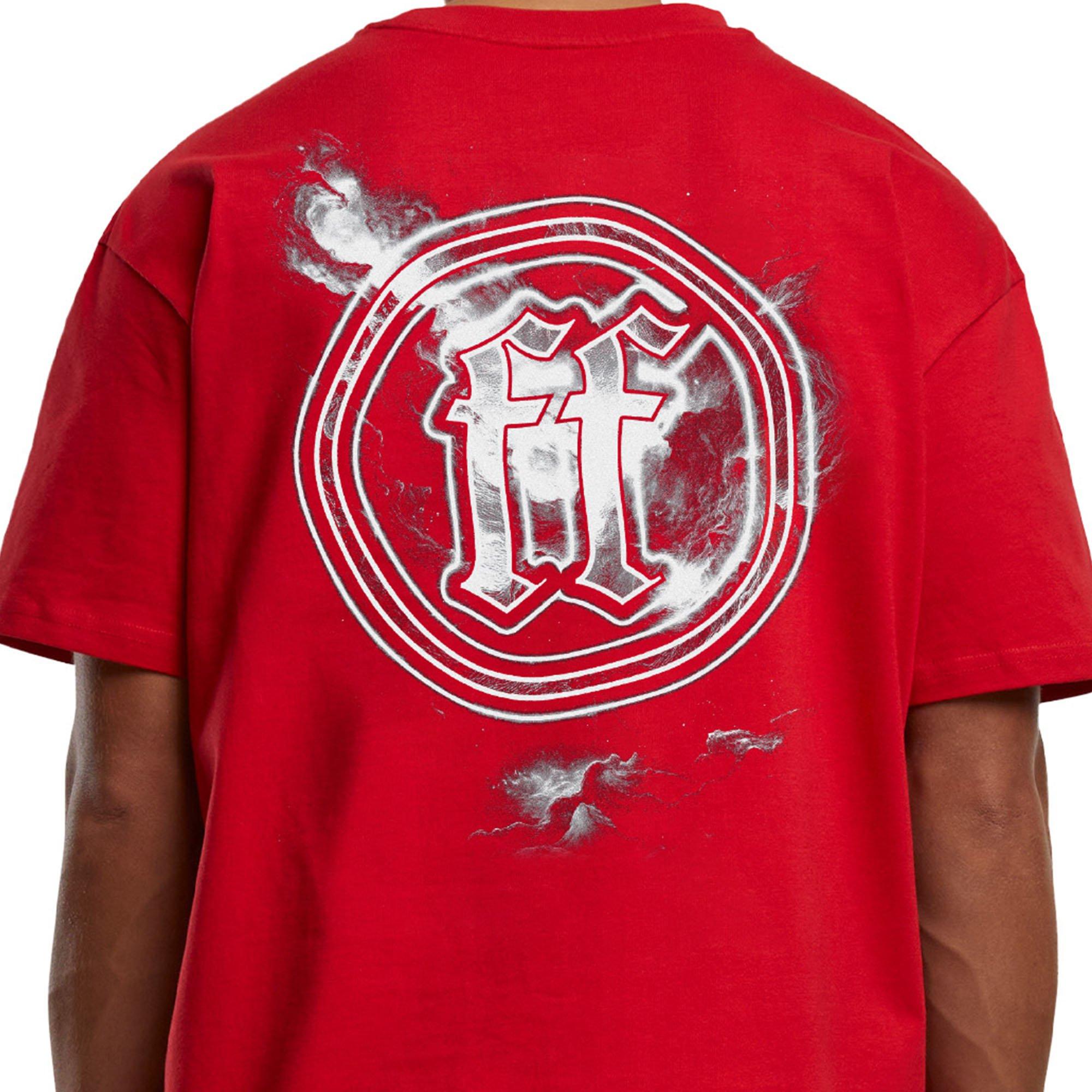 Forgotten Faces Men's Forgotten Wolfs Tee - RED Thumbnail View 4