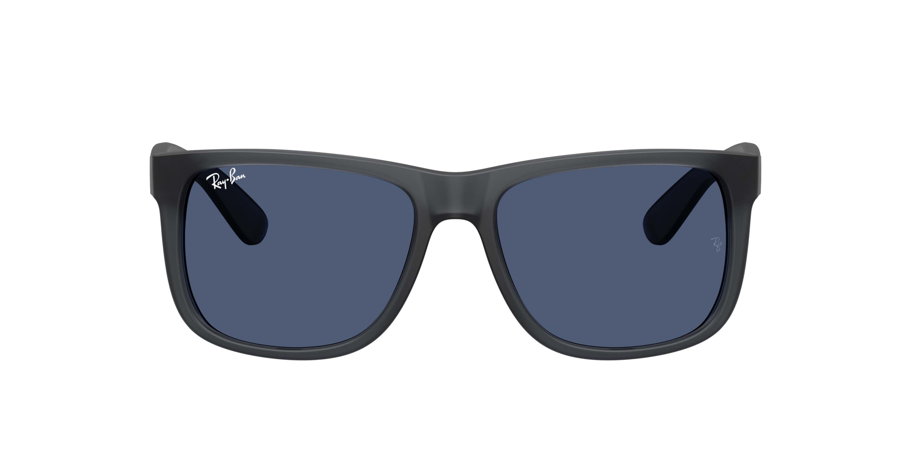 Ray-Ban Justin Dark Blue Sunglasses &ndash; Matte Opal Grey - COOL GREY/BLACK/SAIL Thumbnail View 2