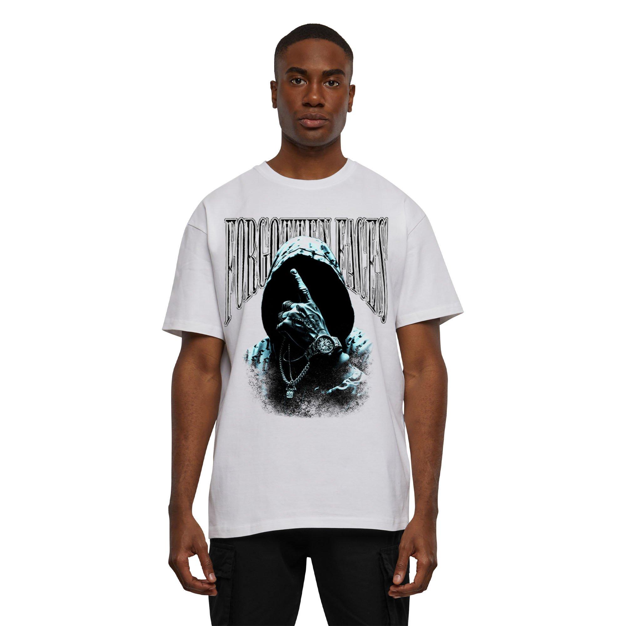 Forgotten Faces Men's Forgotten Hooded Tee - WHITE Thumbnail View 1